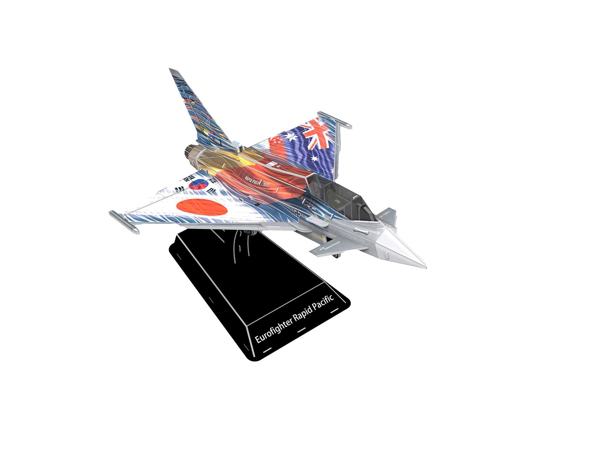 3D Puzzle REVELL 00253 - Eurofighter Typhoon "Rapid Pacific"