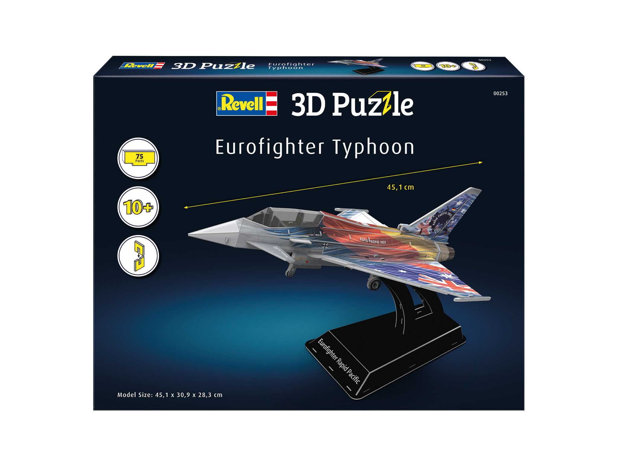 3D Puzzle REVELL 00253 - Eurofighter Typhoon "Rapid Pacific"