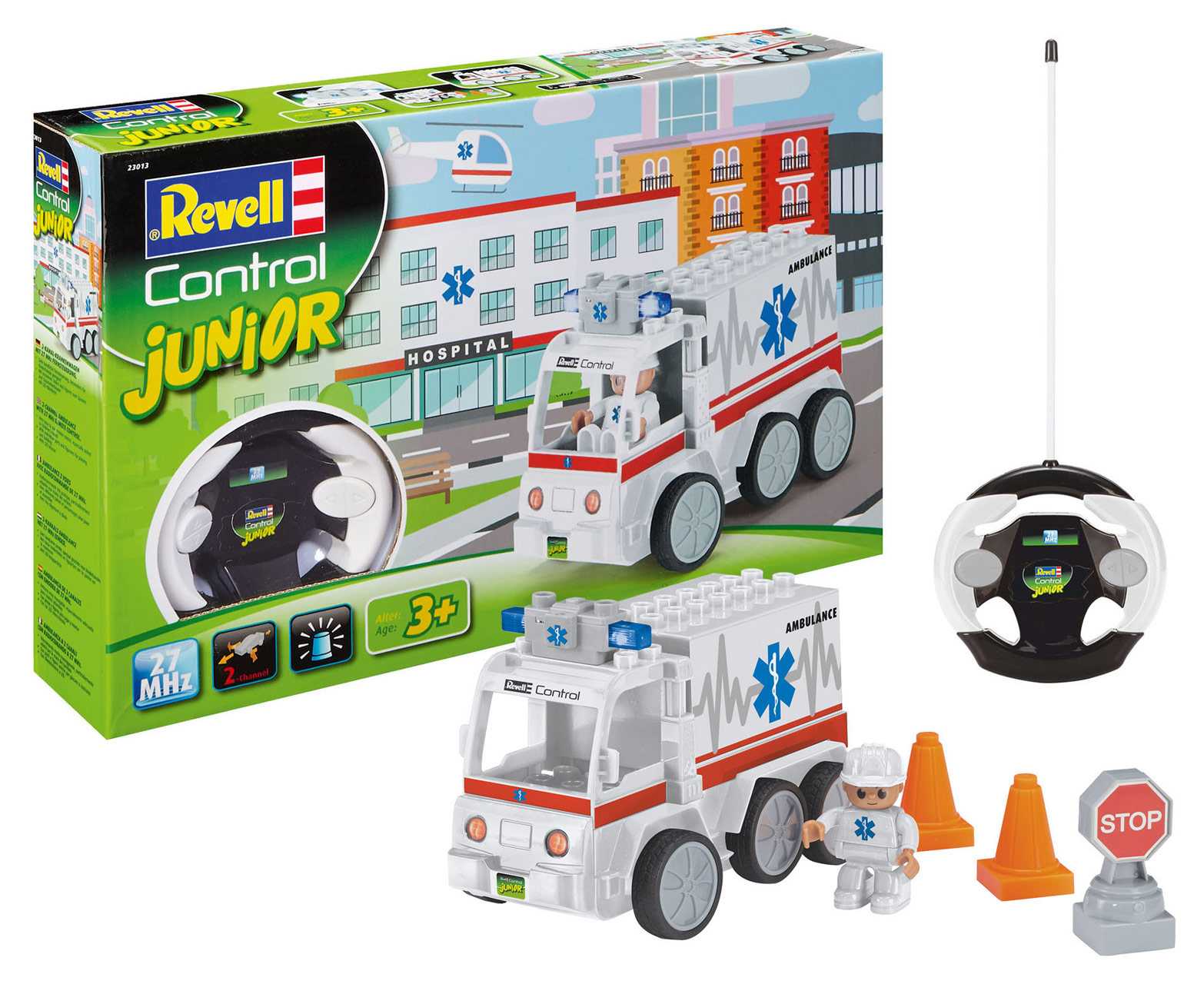 Autíčko REVELL 23013 JUNIOR - Ambulance - 27 MHz