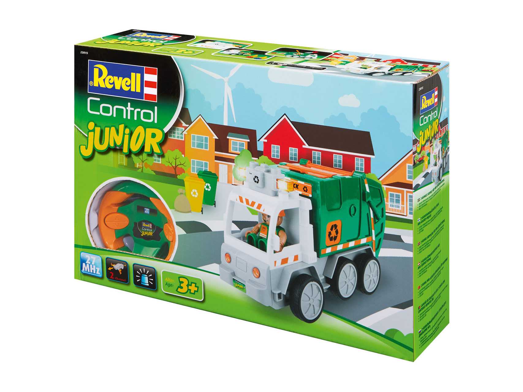 Autíčko REVELL 23015 JUNIOR - Garbage Truck - 27MHz