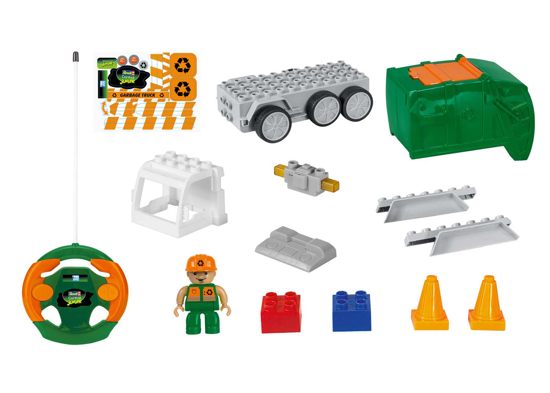 Autíčko REVELL 23015 JUNIOR - Garbage Truck - 27MHz