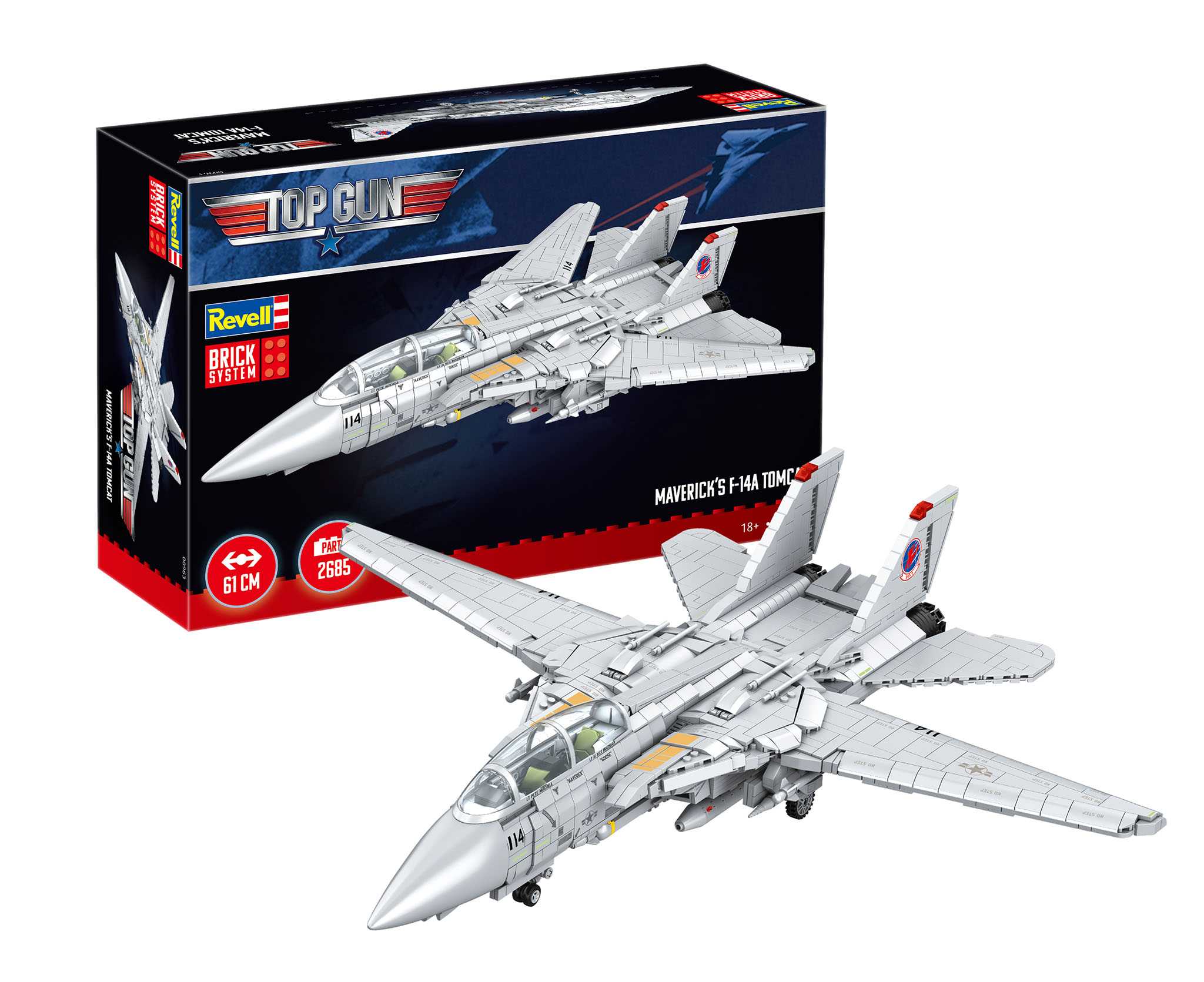Brick System REVELL 00963 - Maverick's F-14A Tomcat "Top Gun" (1:32)
