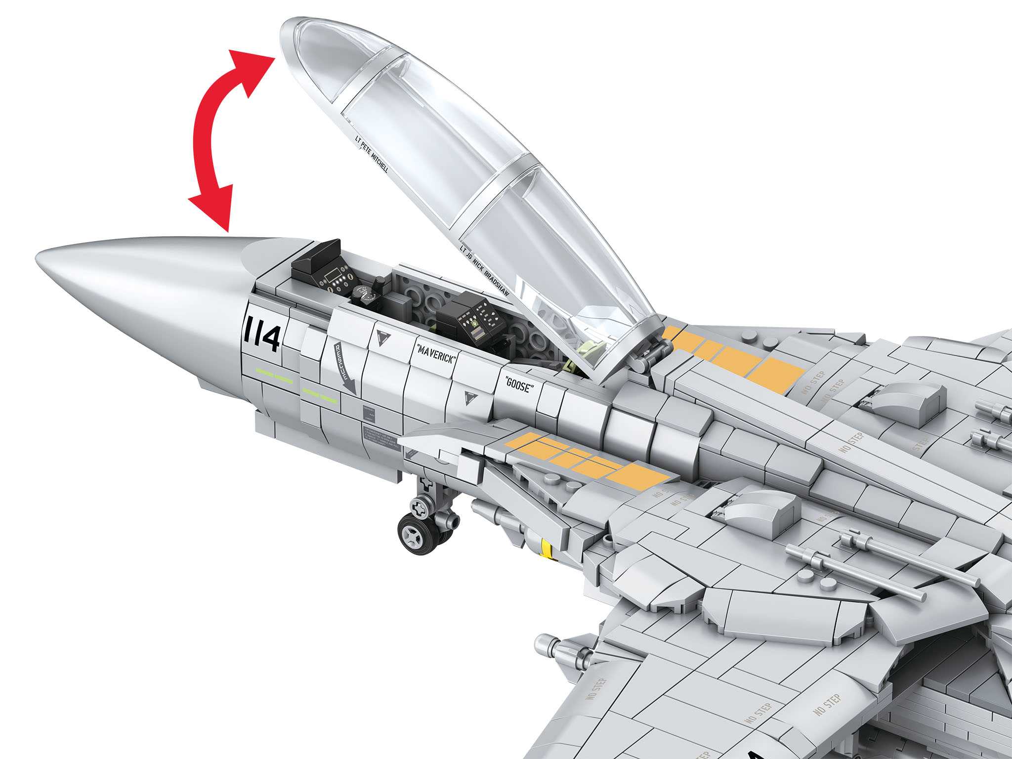 Brick System REVELL 00963 - Maverick's F-14A Tomcat "Top Gun" (1:32)