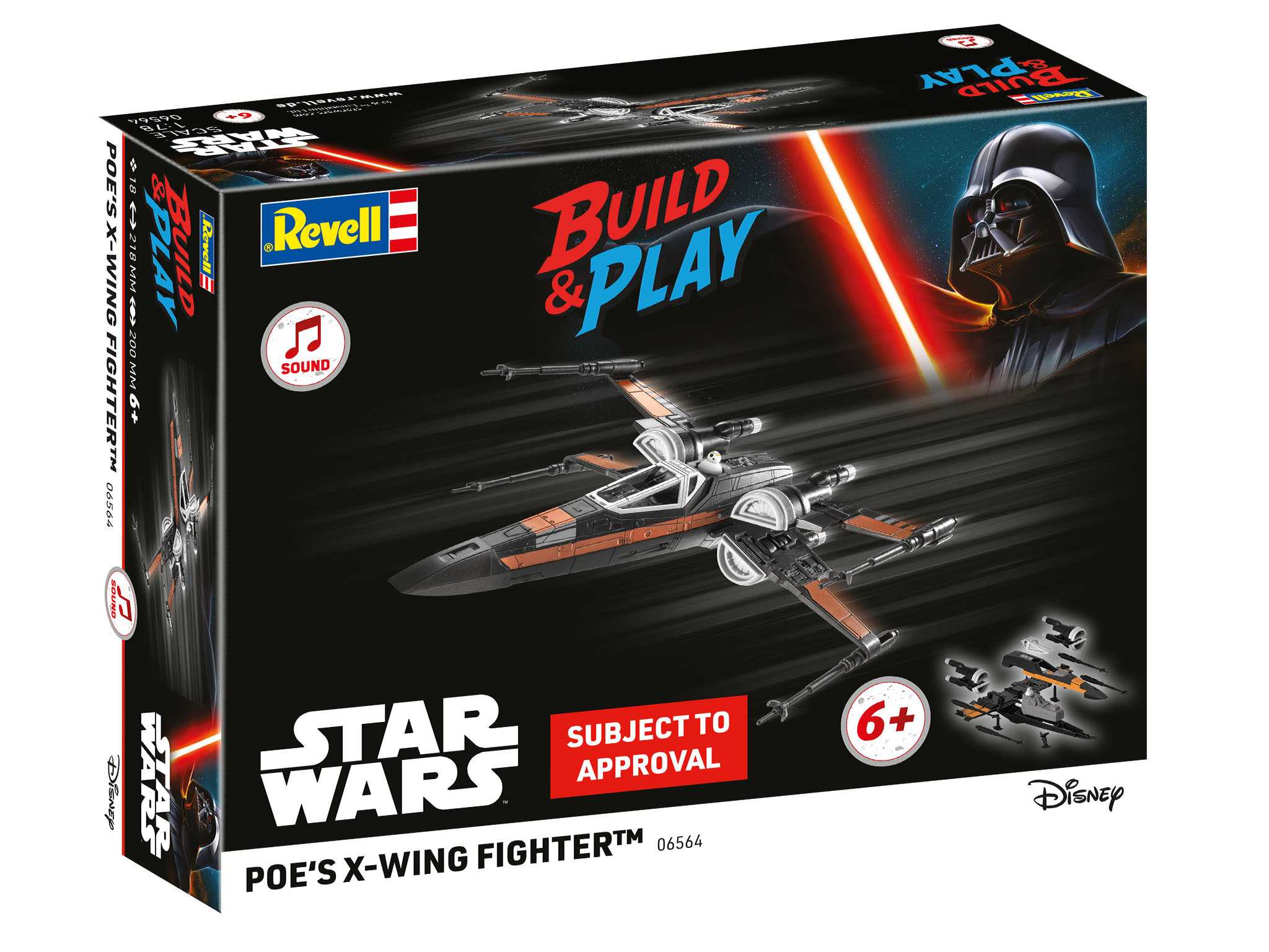 Build & Play SW 06564 - Poe's X-Wing Fighter (1:78)