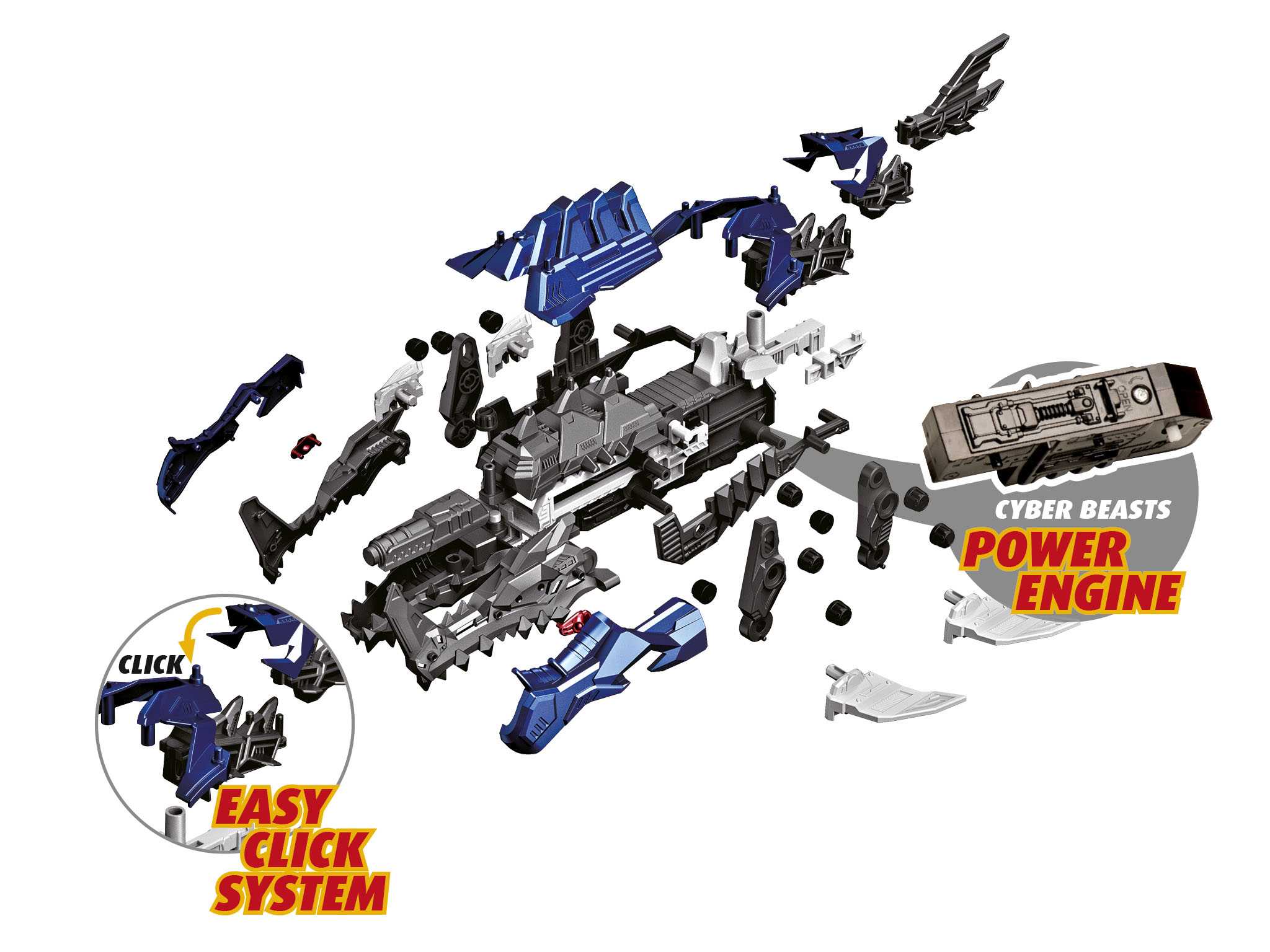 Cyber Beasts 07851 - HydroFang (1:35)