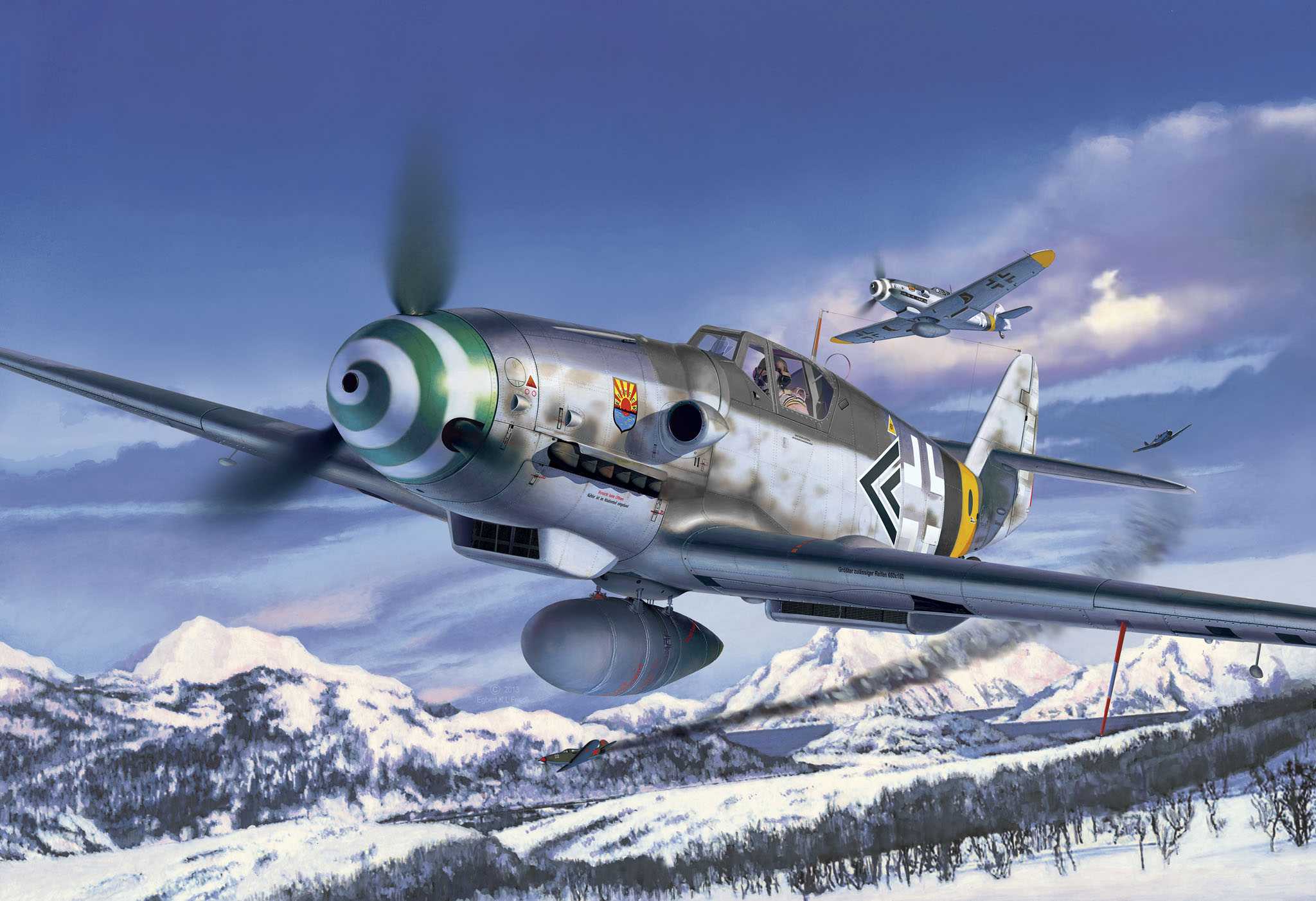 EasyClick ModelSet letadlo 63653 - Messerschmitt Bf109G-6 (1:48)