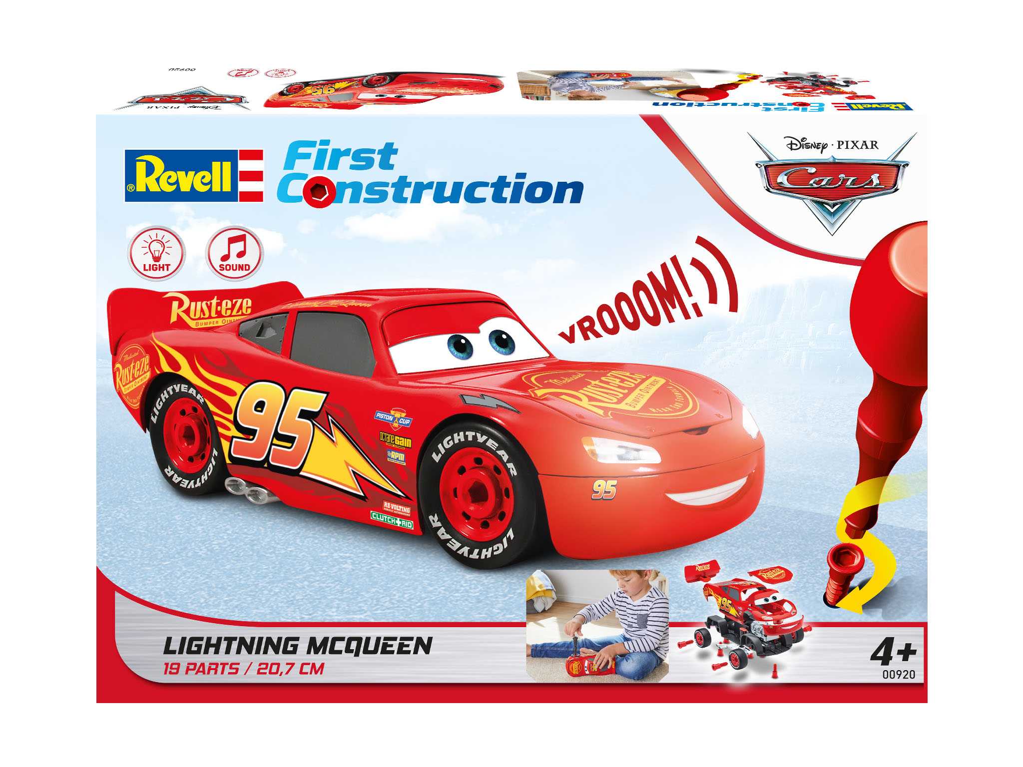 First Construction auto 00920 - Lightning McQueen (světelné a zvukové efekty) (1:20)