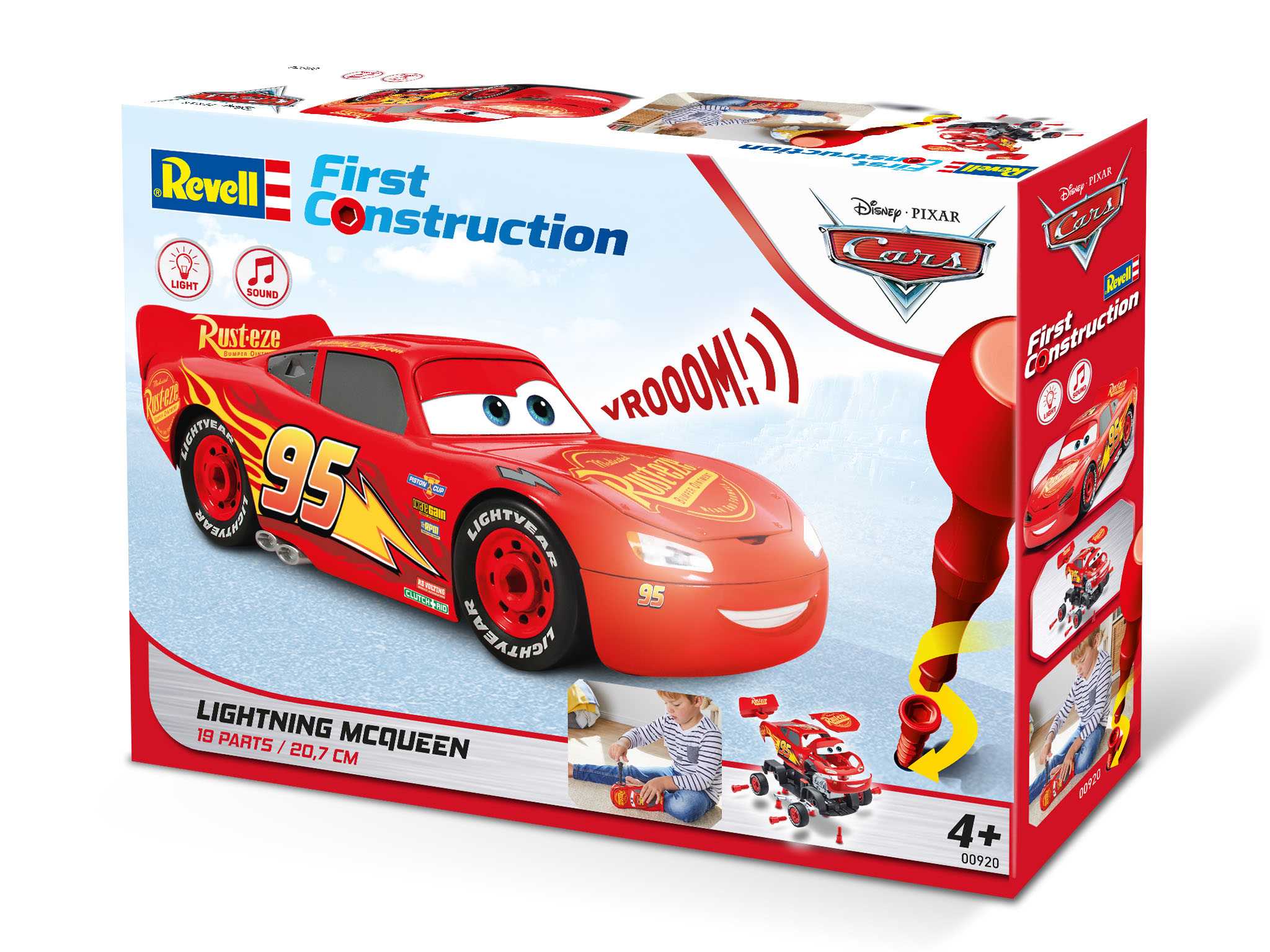 First Construction auto 00920 - Lightning McQueen (světelné a zvukové efekty) (1:20)