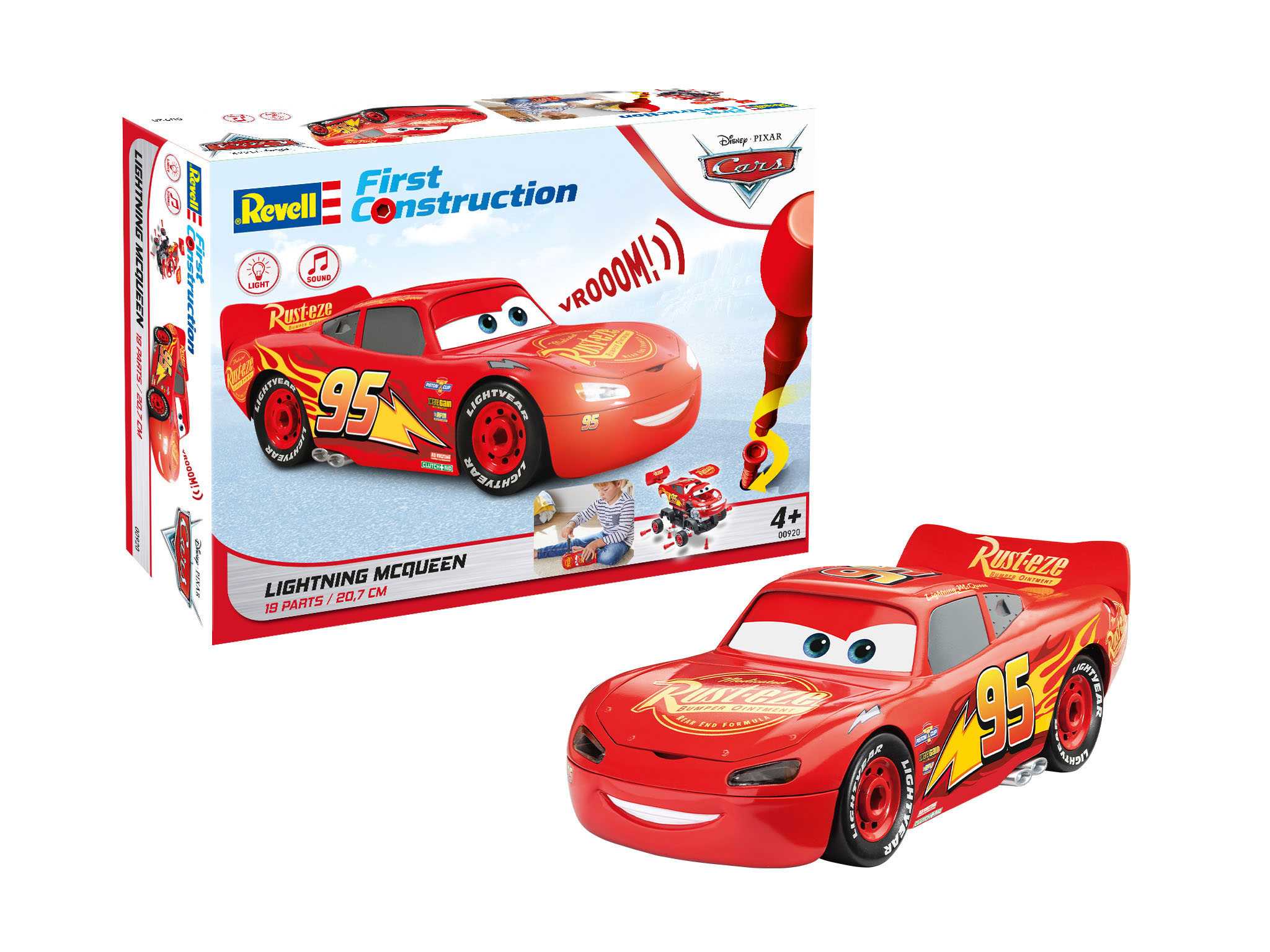 First Construction auto 00920 - Lightning McQueen (světelné a zvukové efekty) (1:20)