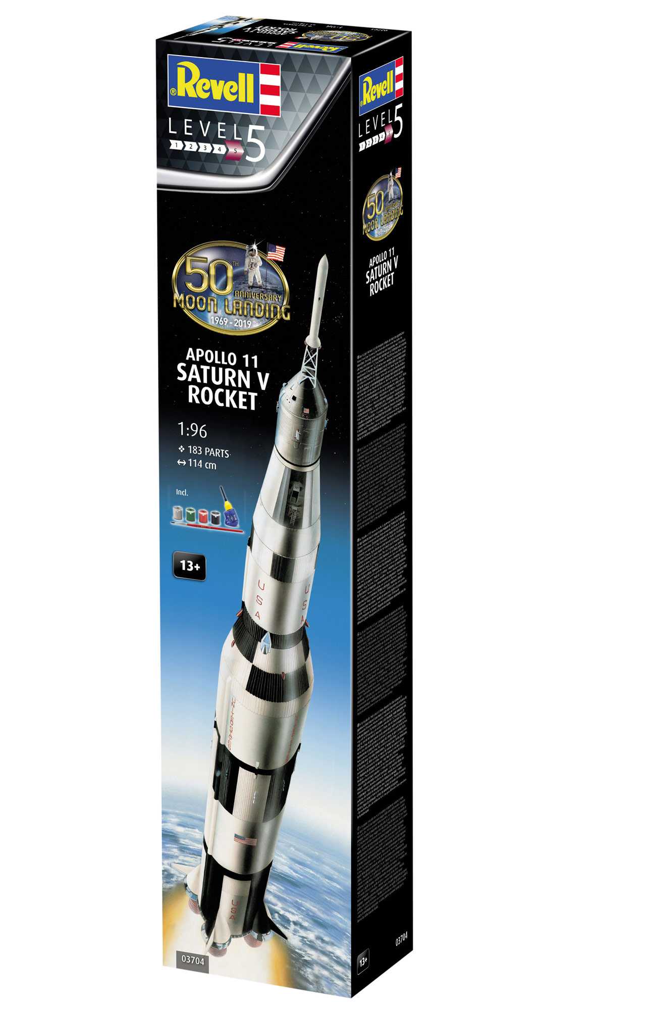 Gift-Set 03704 - Apollo 11 Saturn V Rocket (50 Years Moon Landing) (1:96)