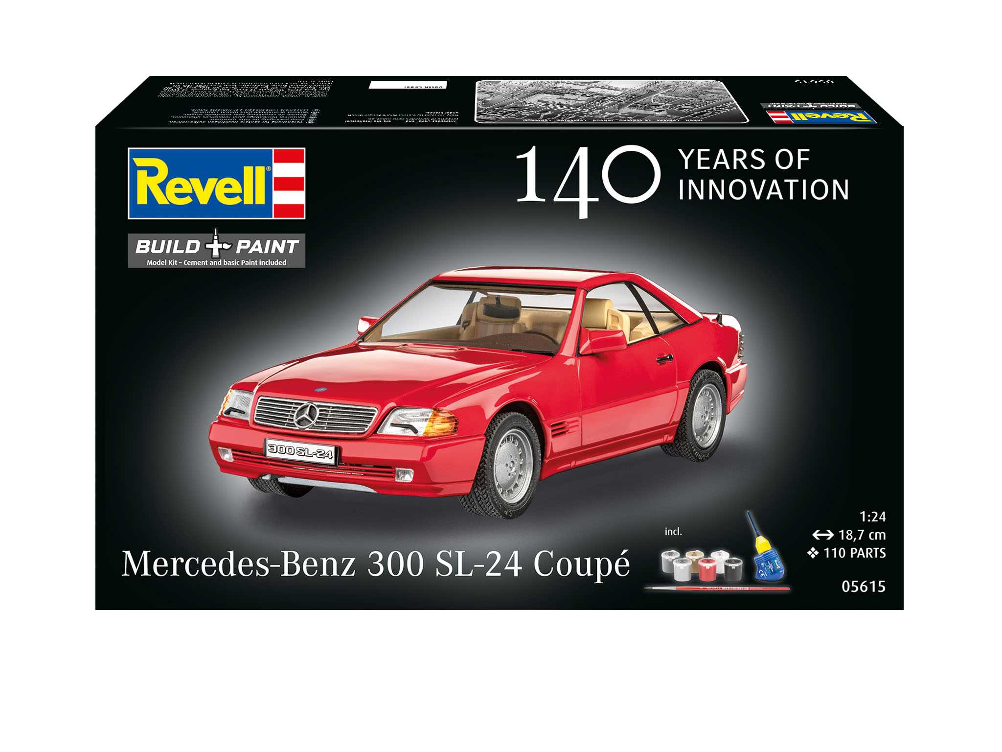 Gift-Set auto 05615 - Mercedes-Benz 300 SL-24 Coupé (100th Anniversary) (1:24)