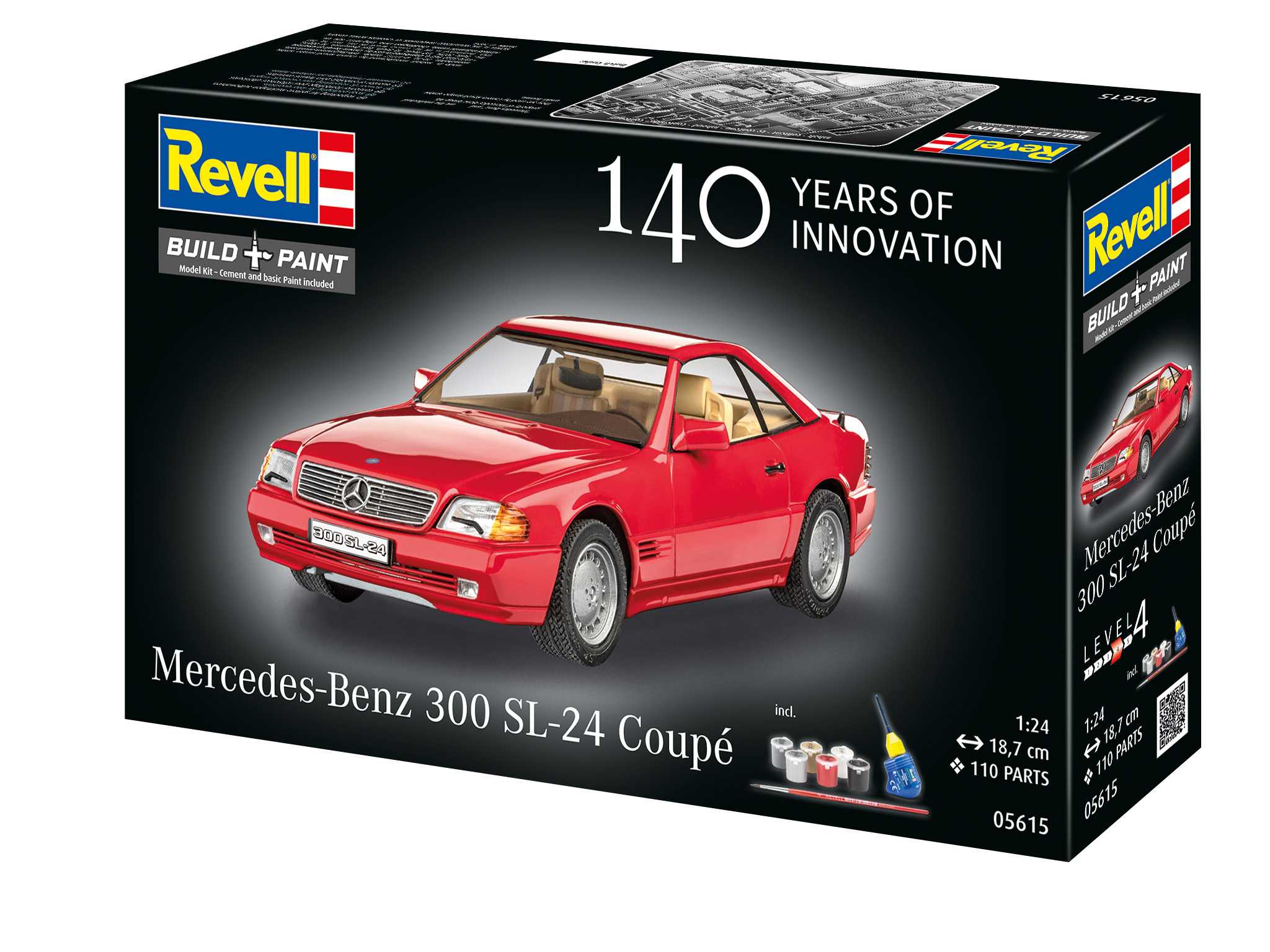 Gift-Set auto 05615 - Mercedes-Benz 300 SL-24 Coupé (100th Anniversary) (1:24)