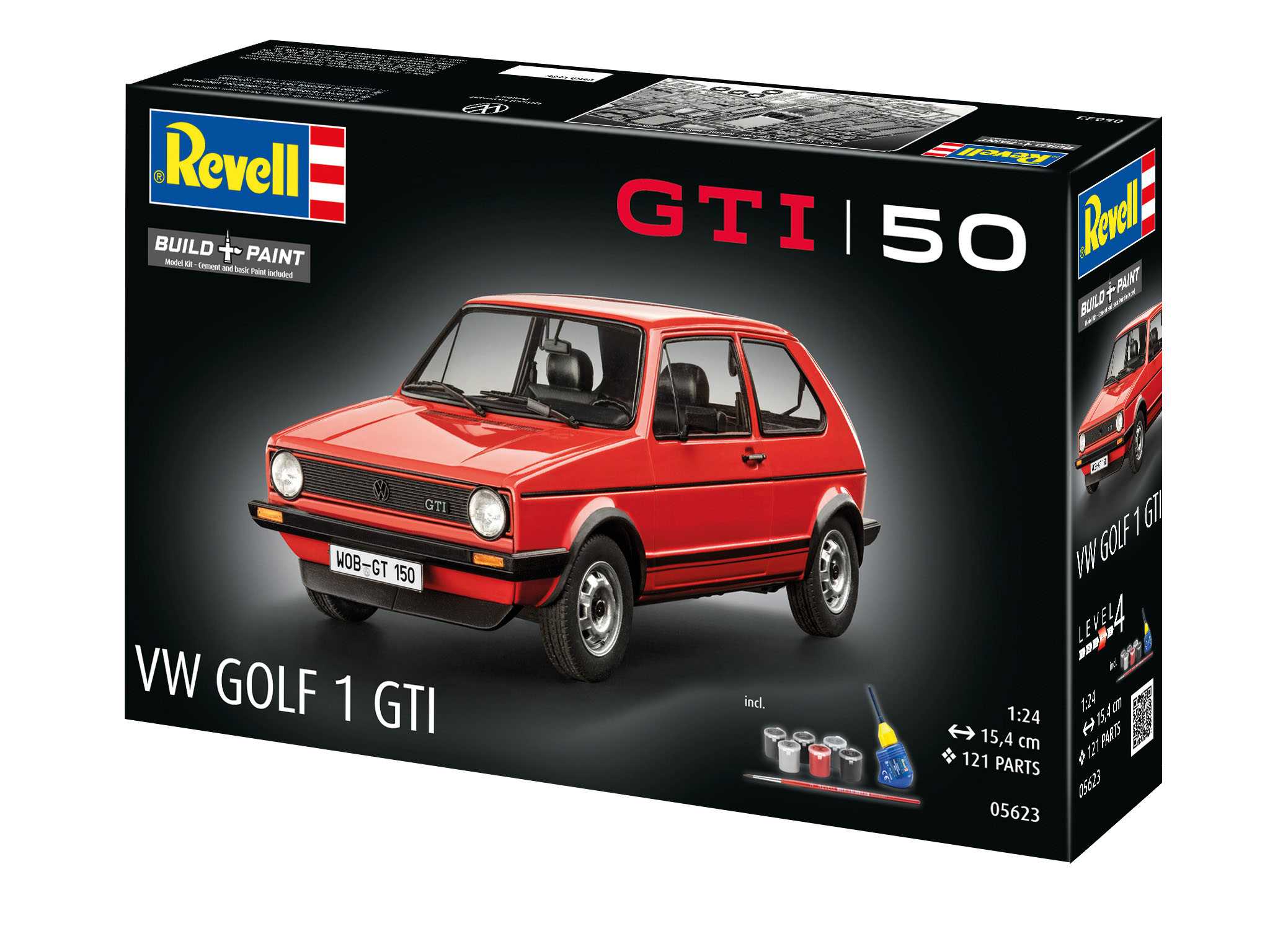 Gift-Set auto 05623 - Golf 1 GTi (50th Anniversary) (1:24)