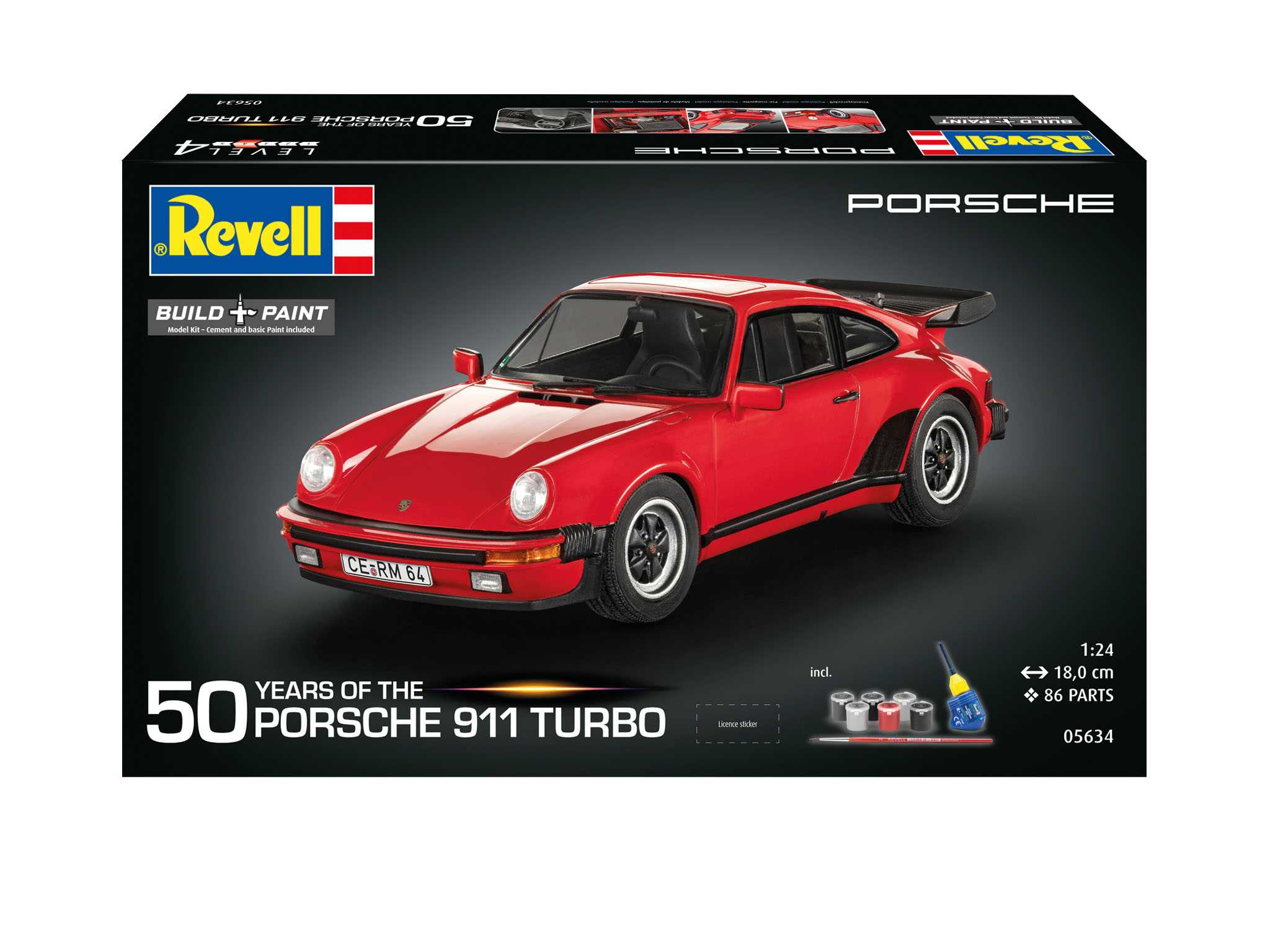 Gift-Set auto 05634 - Porsche 911 Turbo (50th Anniversary) (1:24)