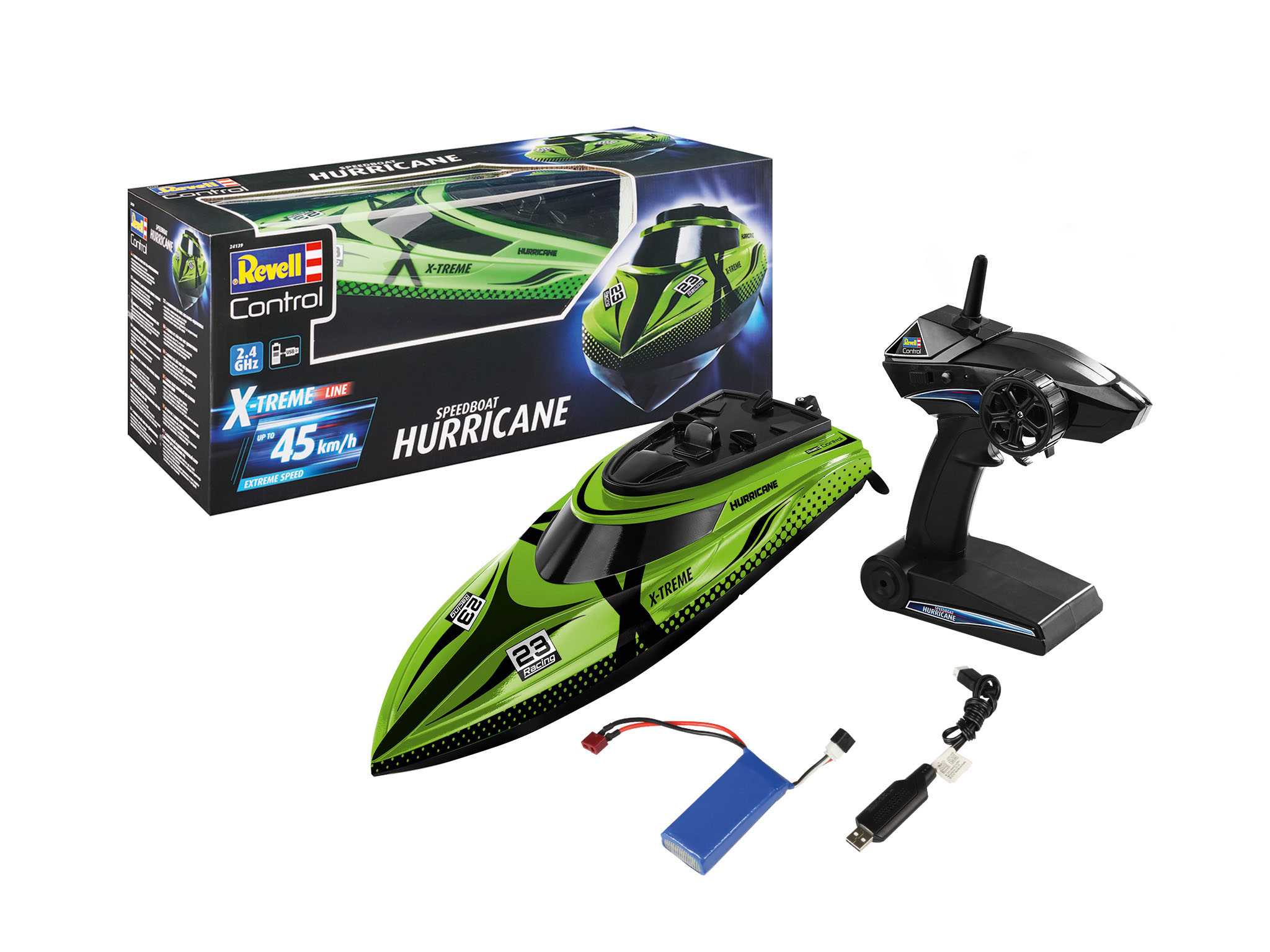Loď REVELL X-treme 24139 - Speedboat Hurricane