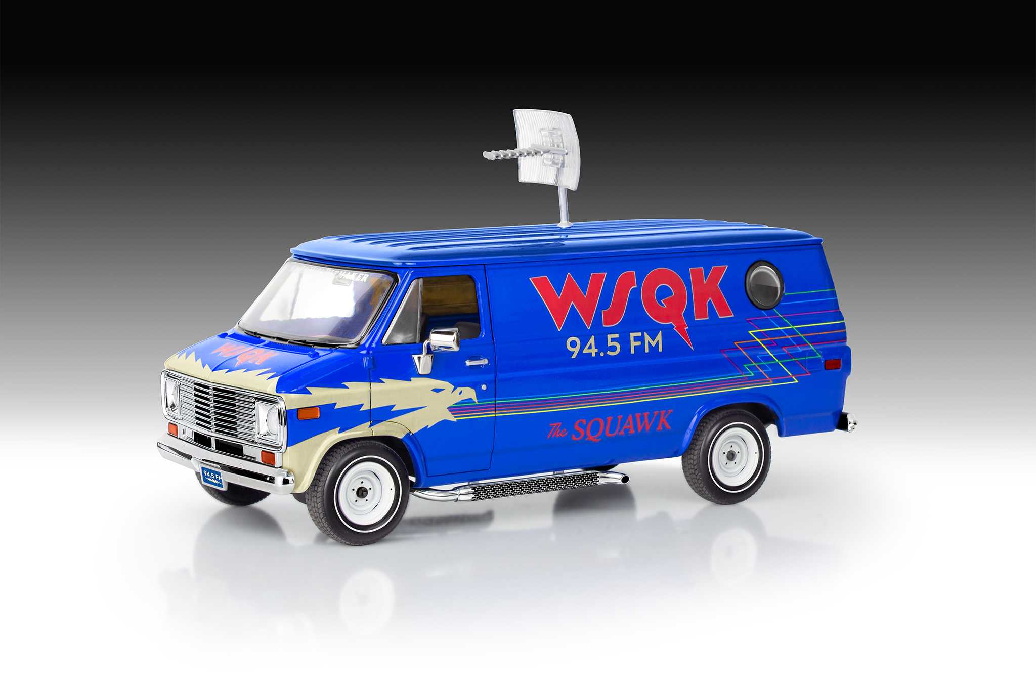 ModelSet STRANGER THINGS auto 67732 - GMC® WSQK Squawk Van (1:25)
