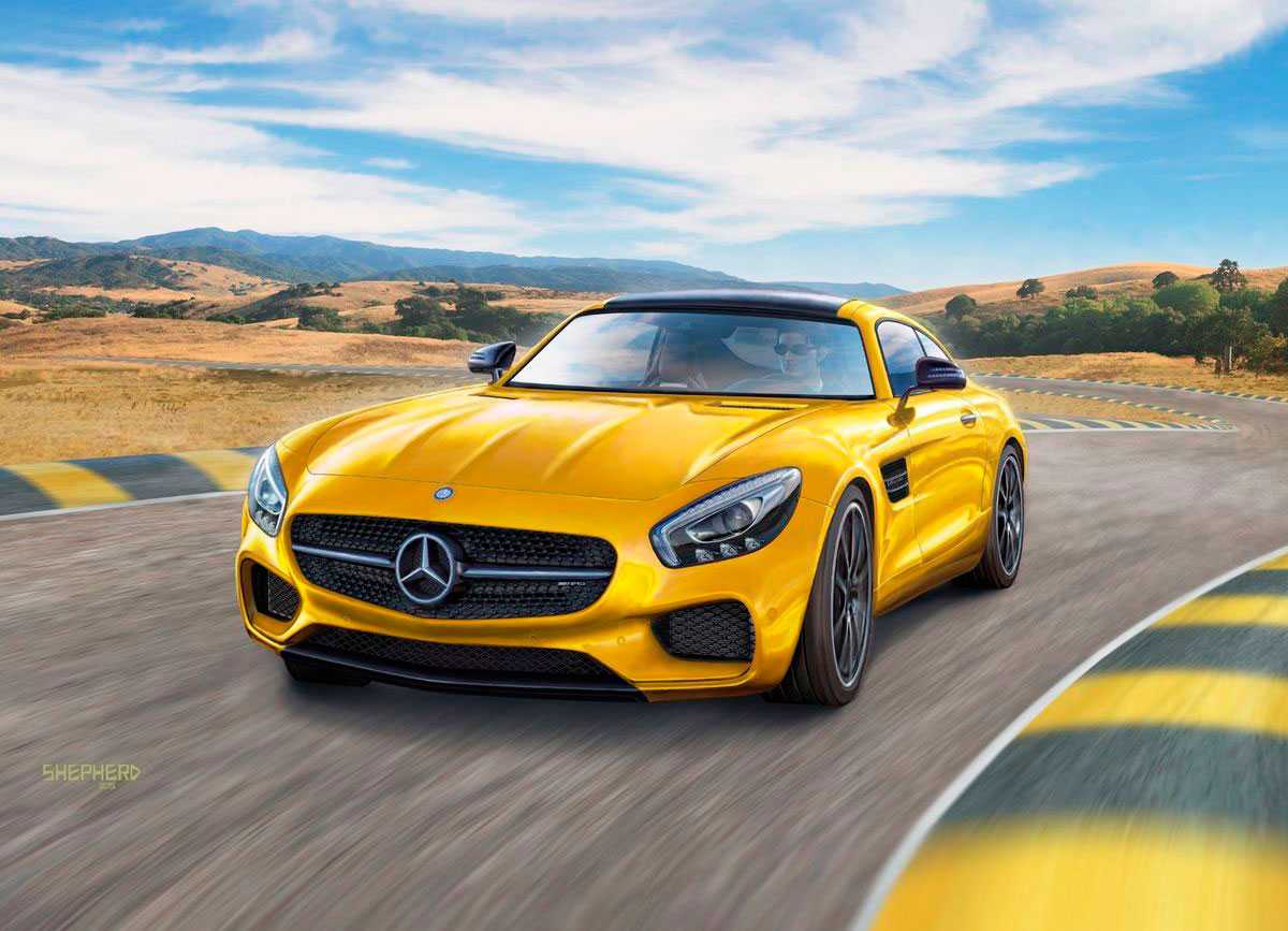 ModelSet auto 67028 - Mercedes AMG GT (1:24)