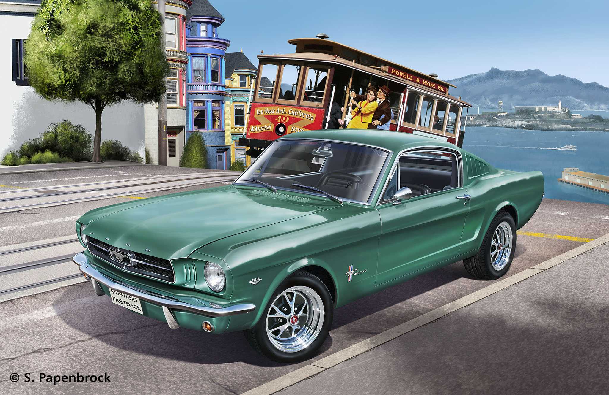 ModelSet auto 67065 - 1965 Ford Mustang 2+2 Fastback (1:24)