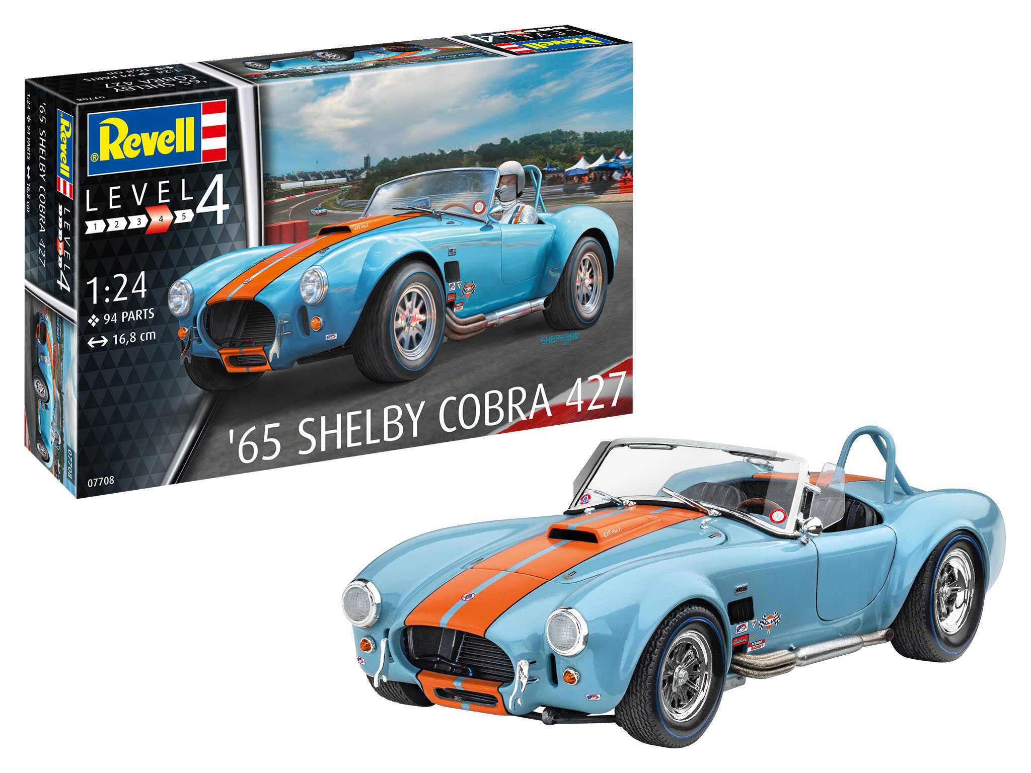 ModelSet auto 67708 - 65 Shelby Cobra 427 (1:24)
