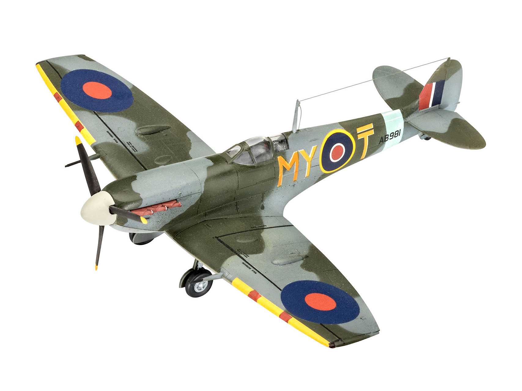 ModelSet letadla 63710 - Bf109G-10 & Spitfire Mk.V (1:72)
