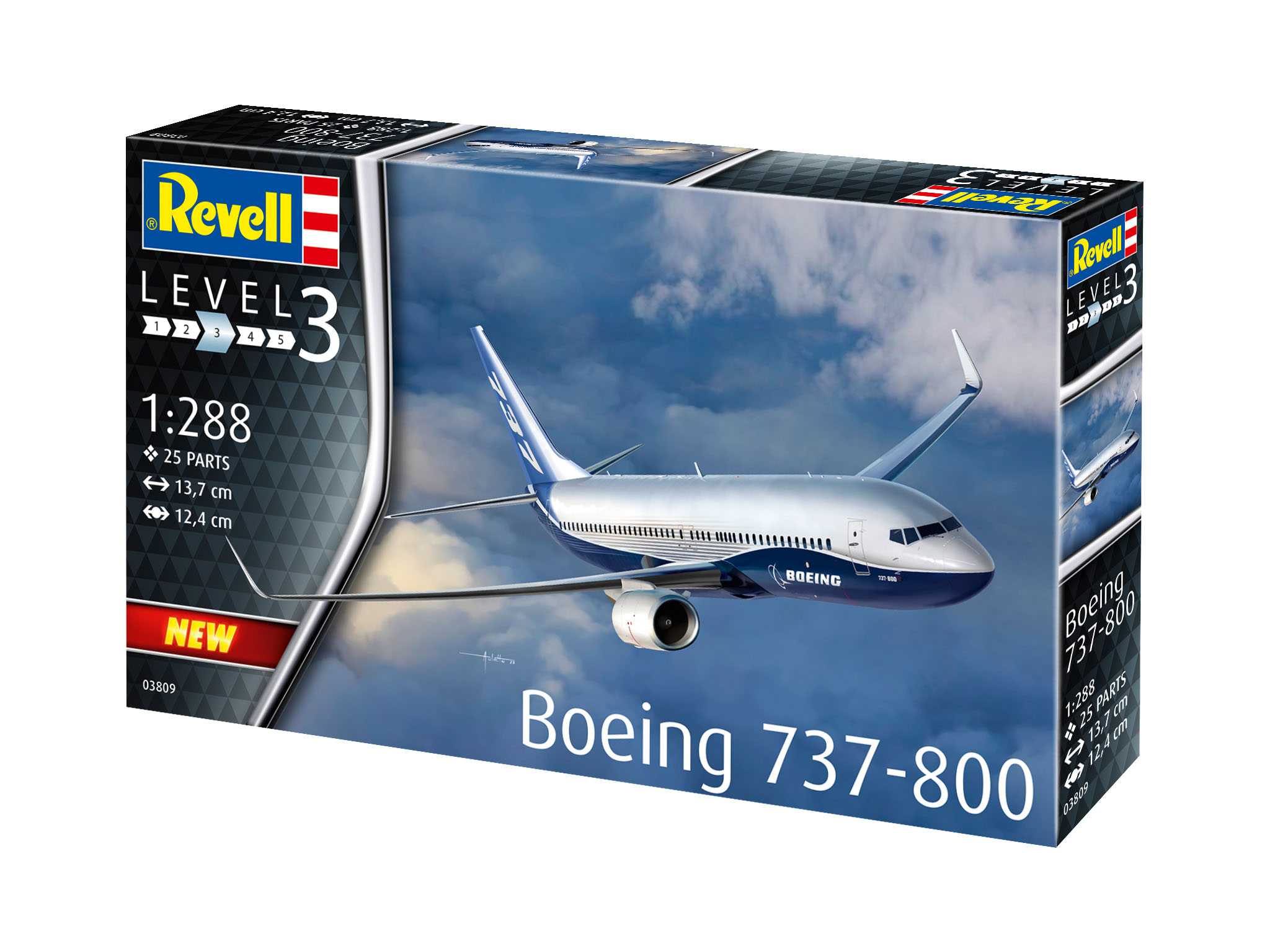 ModelSet letadlo 63809 - Boeing 737-800 (1:288)