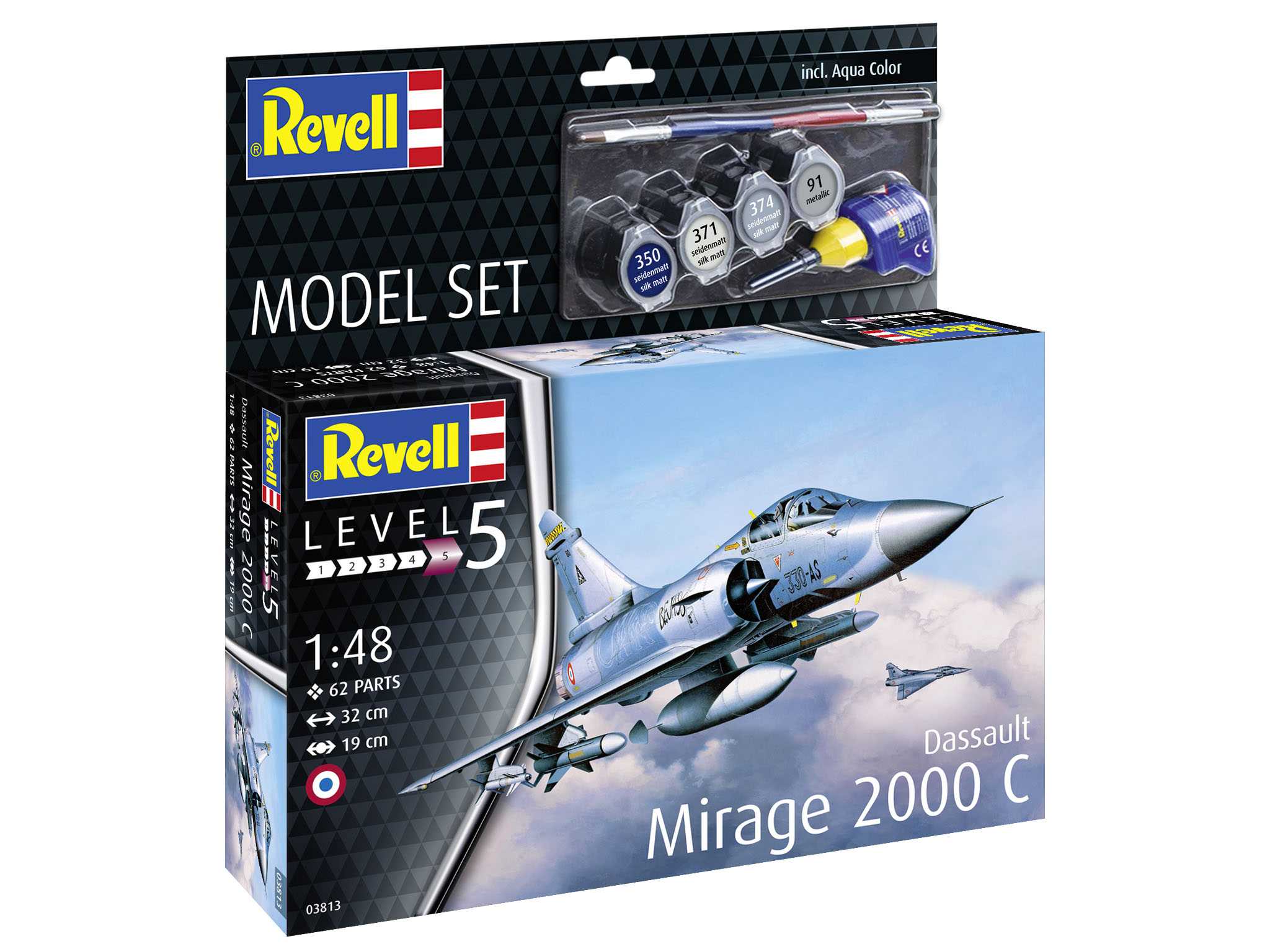 ModelSet letadlo 63813 - Dassault Mirage 2000C (1:48)