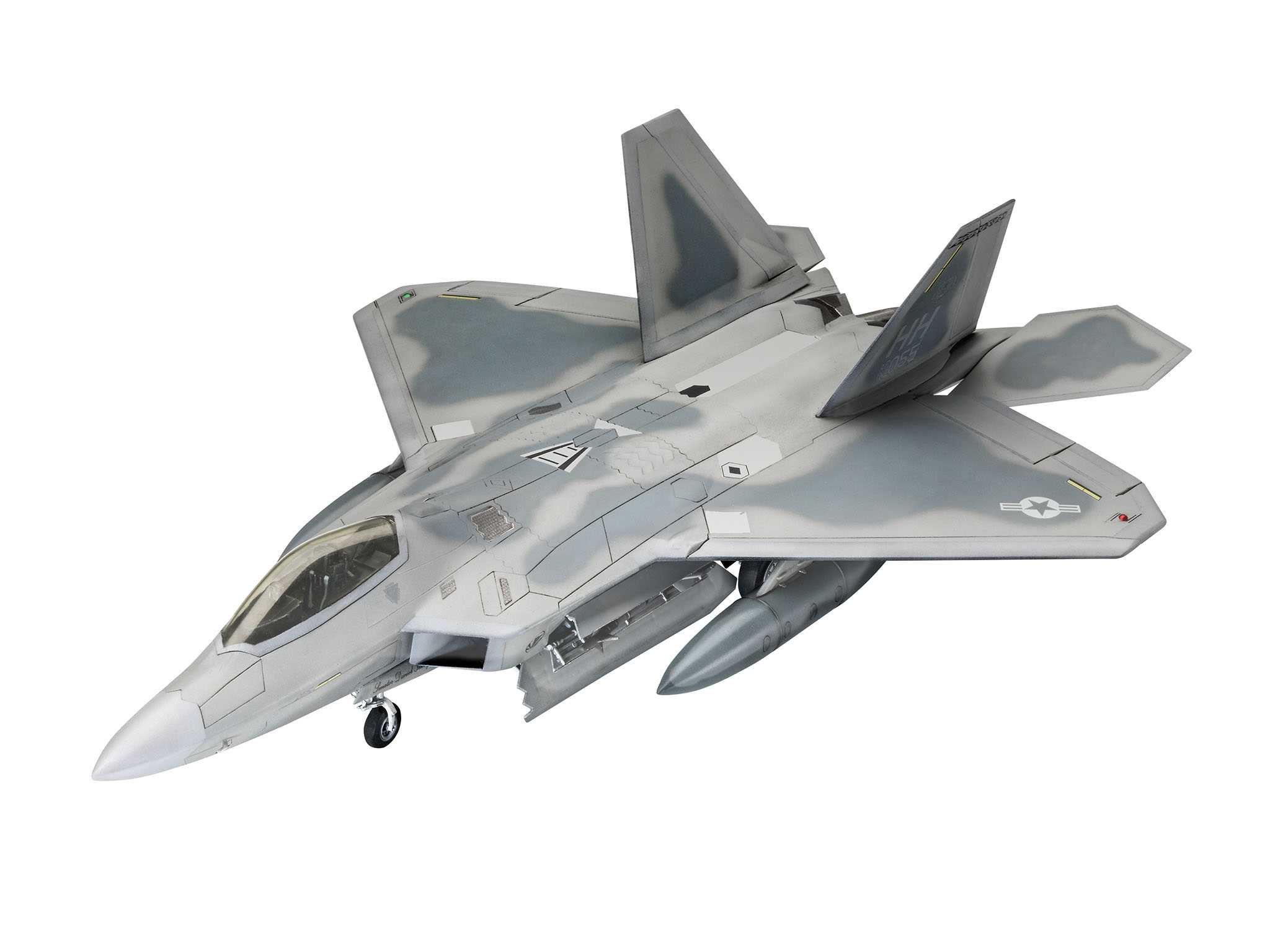 ModelSet letadlo 63858 - Lockheed Martin F-22A Raptor (1:72)