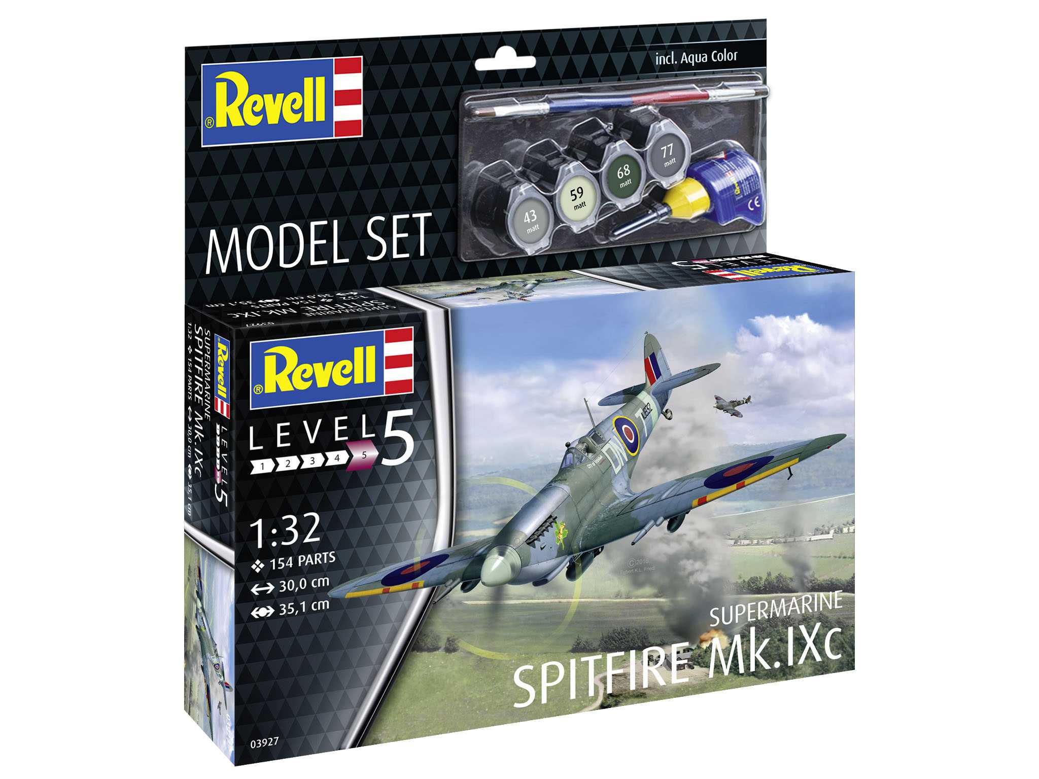 ModelSet letadlo 63927 - Supermarine Spitfire Mk.IXc (1:32)