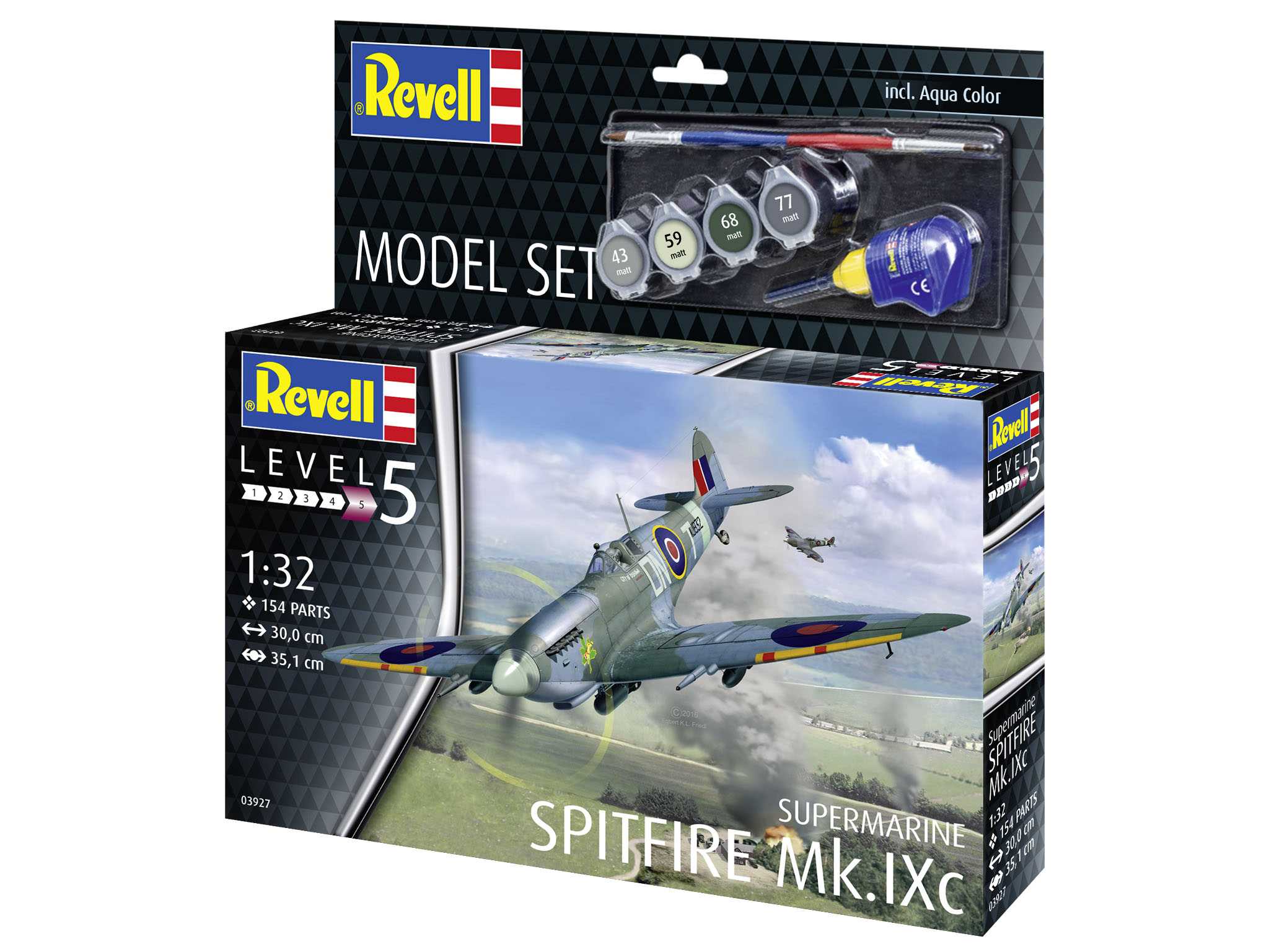 ModelSet letadlo 63927 - Supermarine Spitfire Mk.IXc (1:32)