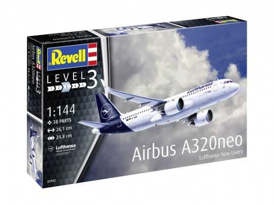 ModelSet letadlo 63942 - Airbus A320 neo Lufthansa (1:144)