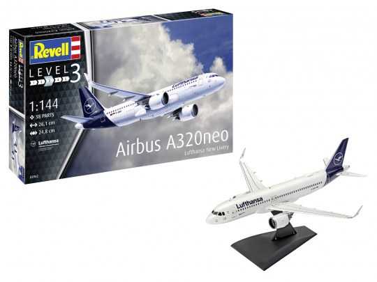 ModelSet letadlo 63942 - Airbus A320 neo Lufthansa (1:144)