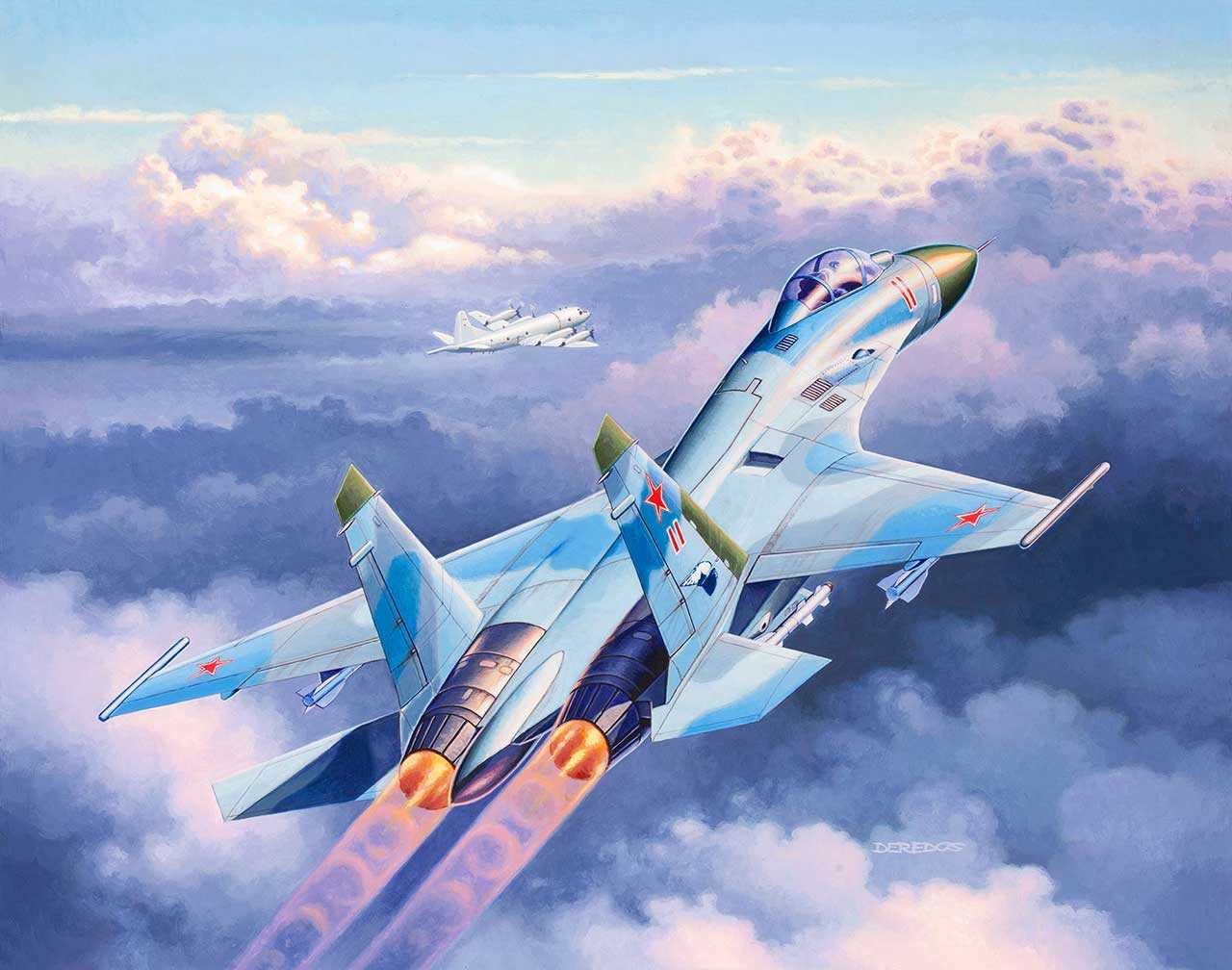 ModelSet letadlo 63948 - Suchoi Su-27 Flanker (1:144)