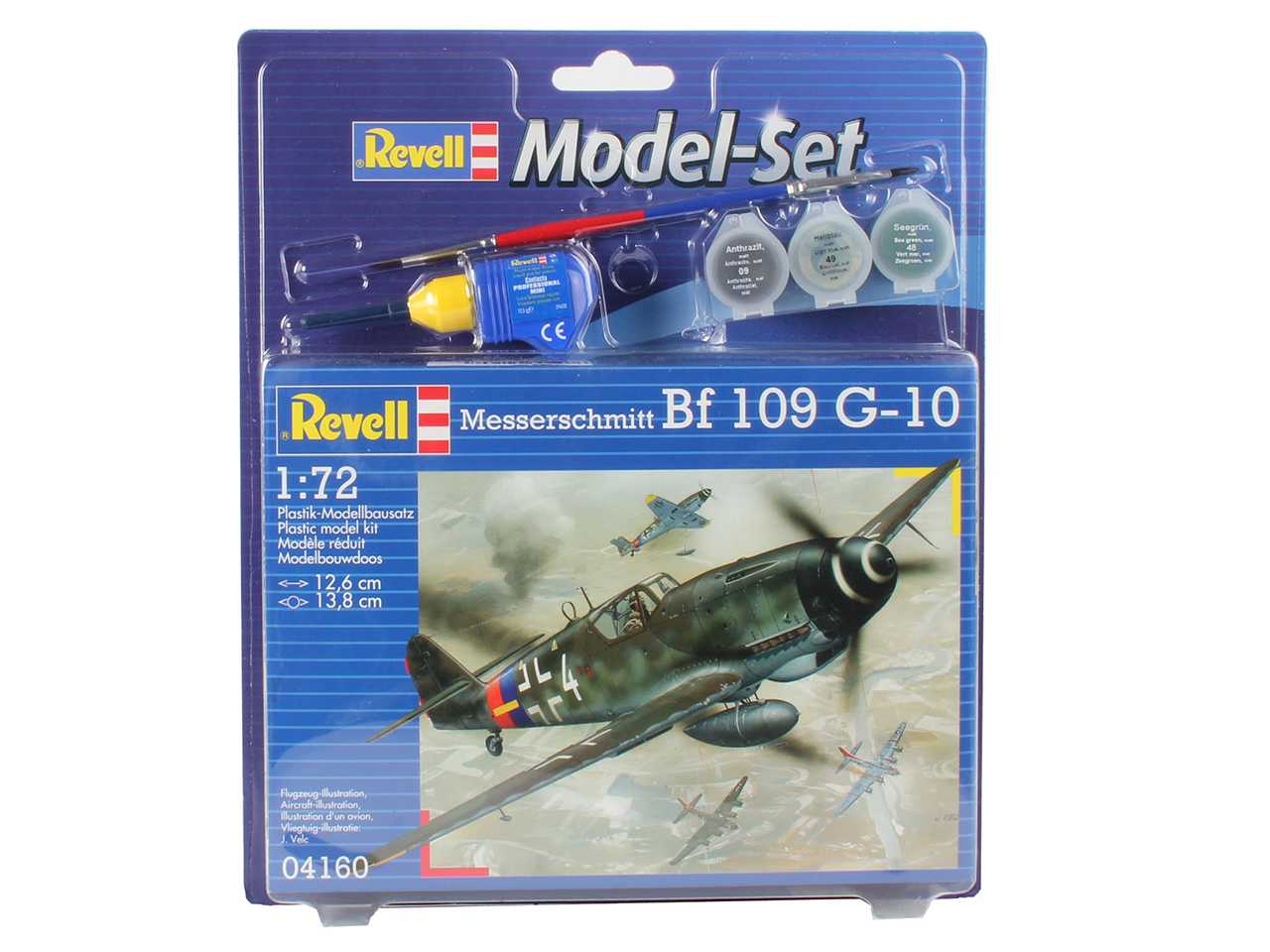 ModelSet letadlo 64160 - Messerschmitt Bf 109 G-10 (1:72)