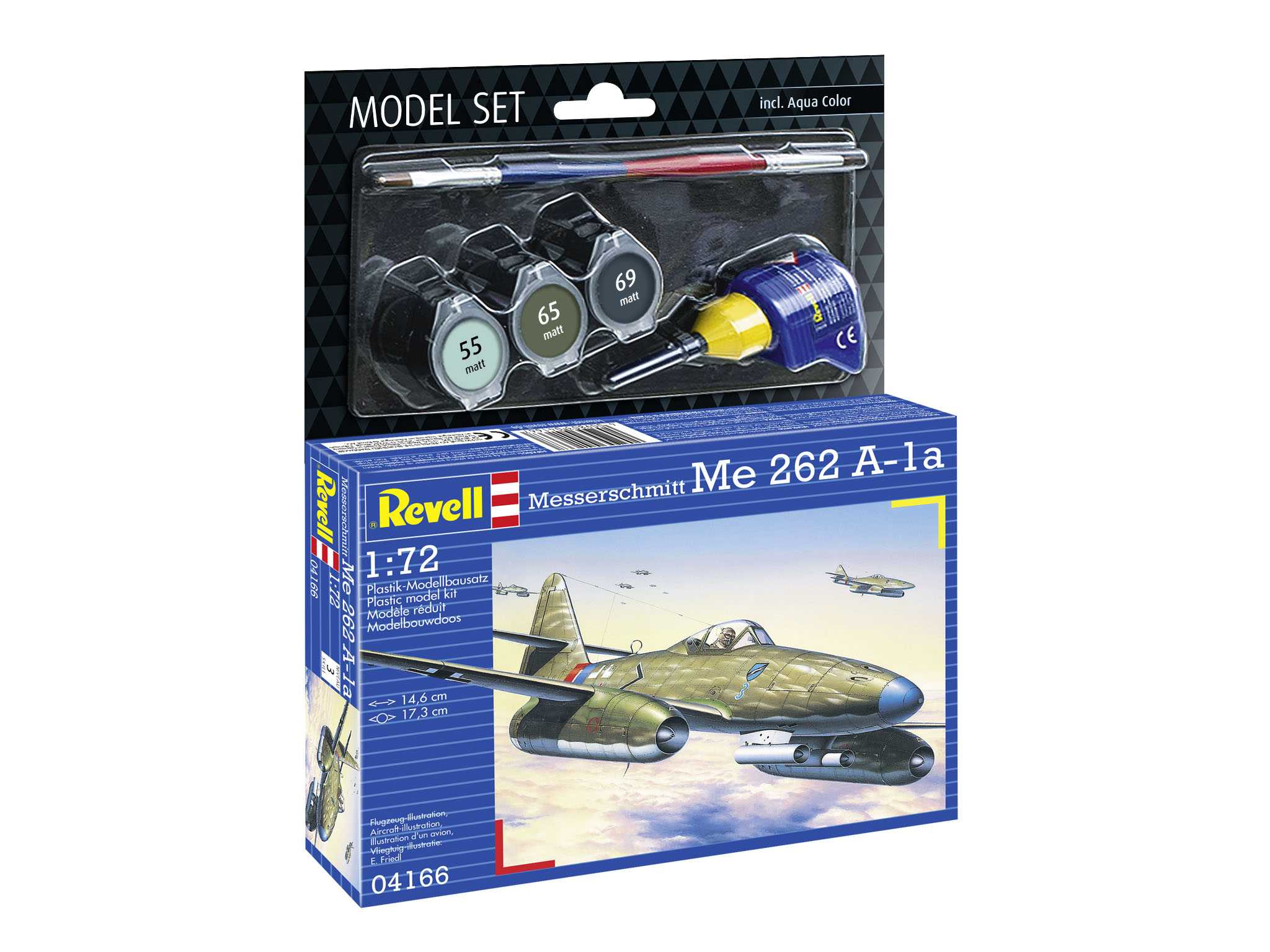 ModelSet letadlo 64166 - Messerschmitt Me 262 A1a (1:72)