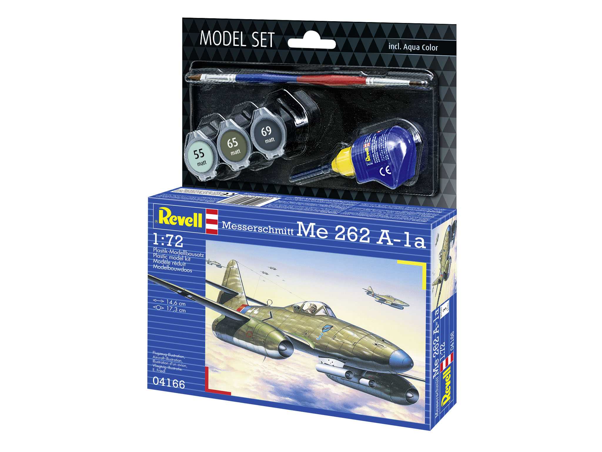 ModelSet letadlo 64166 - Messerschmitt Me 262 A1a (1:72)
