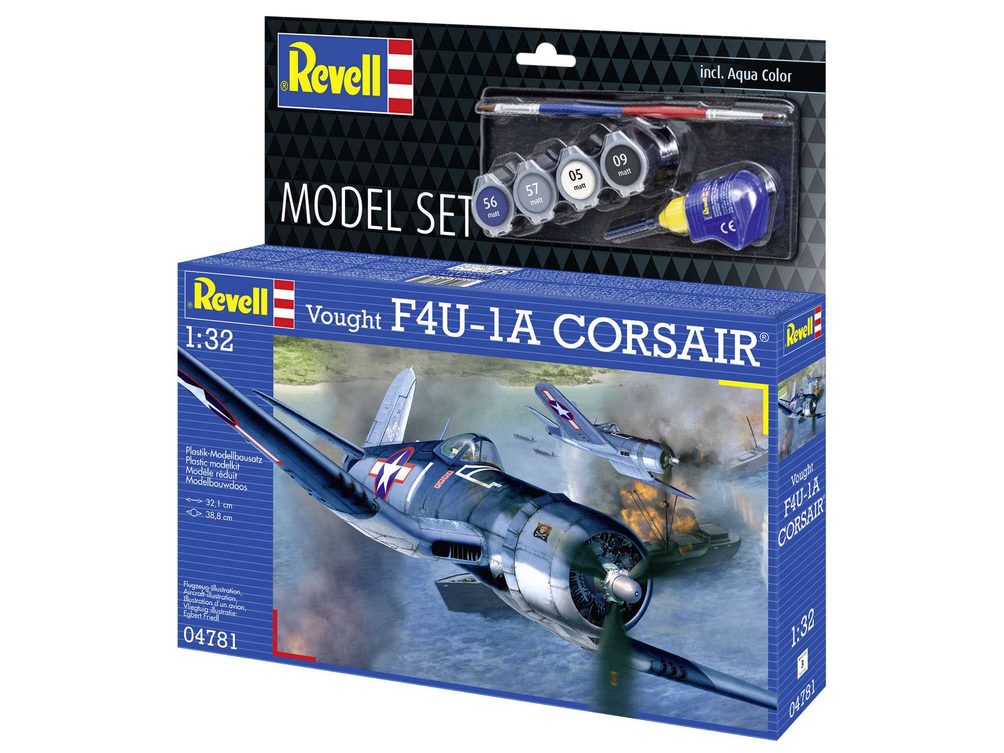 ModelSet letadlo 64781 - Vought F4U-1A Corsair (1:32)