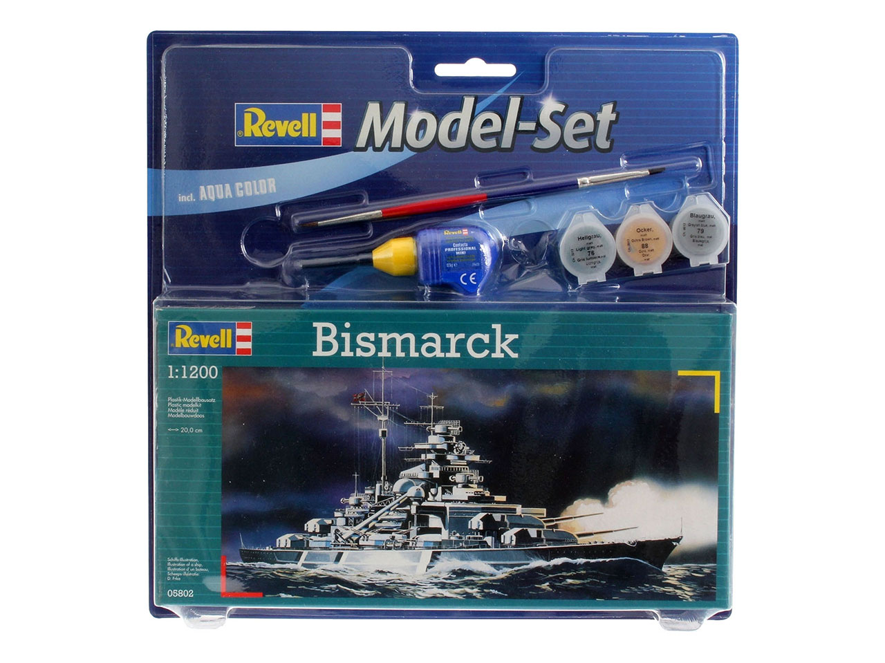 ModelSet loď 65802 - Bismarck (1:1200)