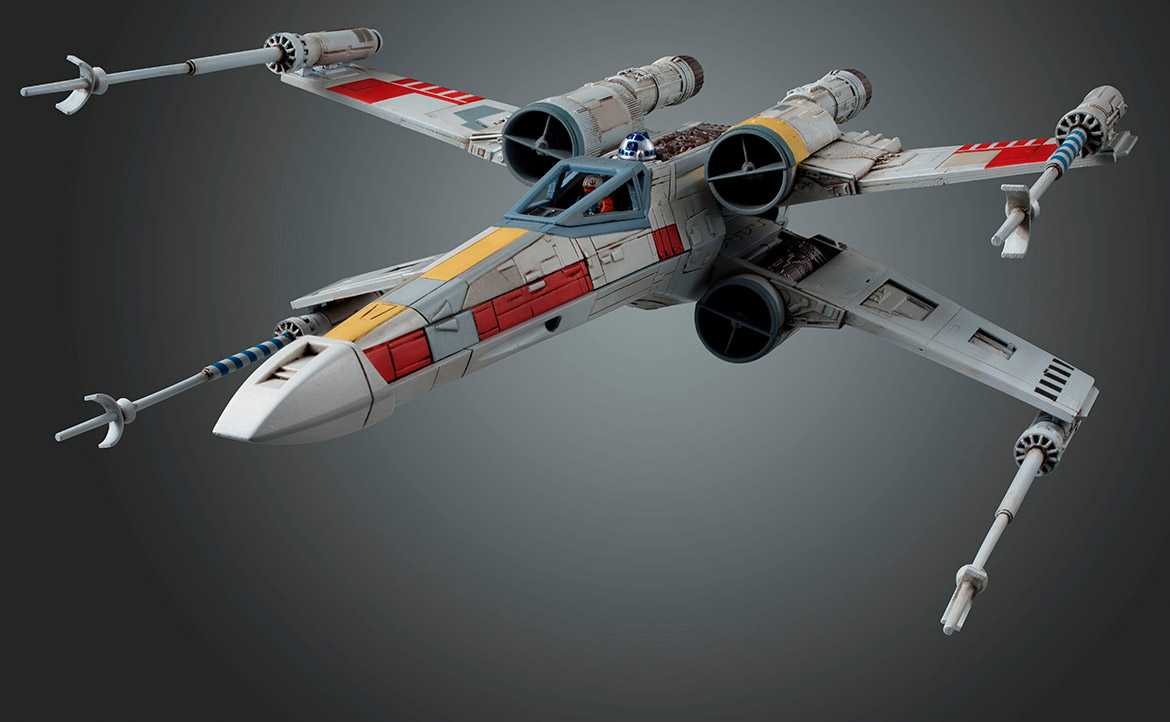 Plastic ModelKit BANDAI SW 01200 - X-Wing Starfighter (1:72)