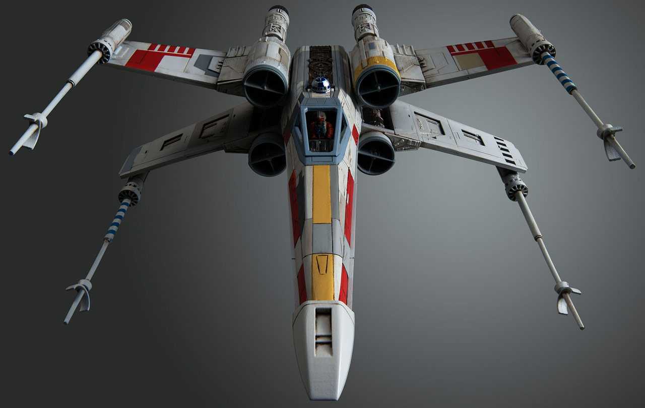 Plastic ModelKit BANDAI SW 01200 - X-Wing Starfighter (1:72)