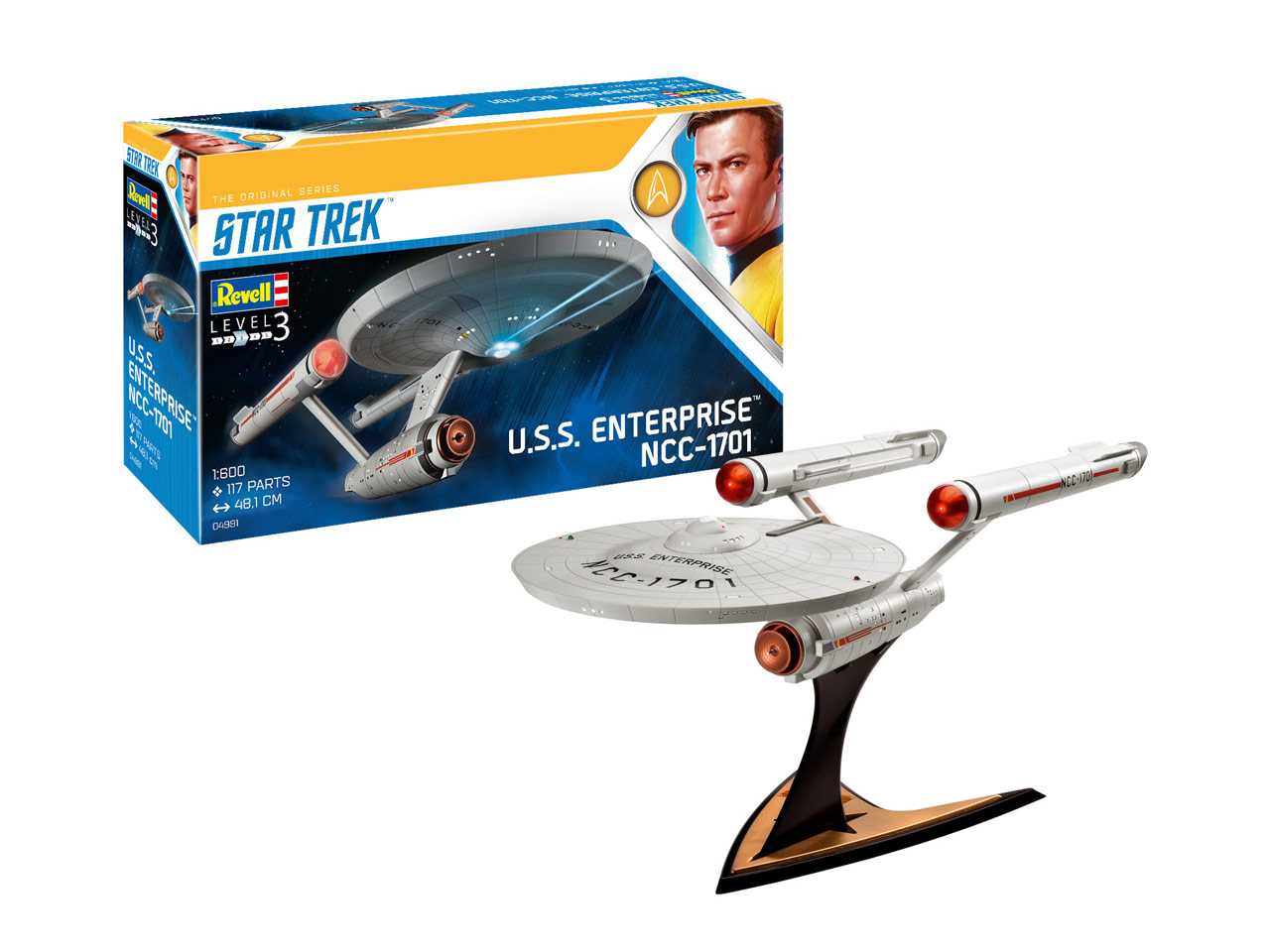 Plastic ModelKit Star Trek 04991 - U.S.S. Enterprise NCC-1701 (TOS) (1:600)