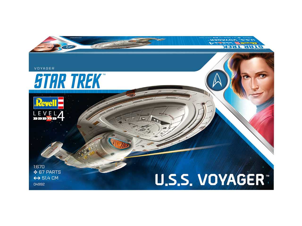 Plastic ModelKit Star Trek 04992 - U.S.S. Voyager (1:670)