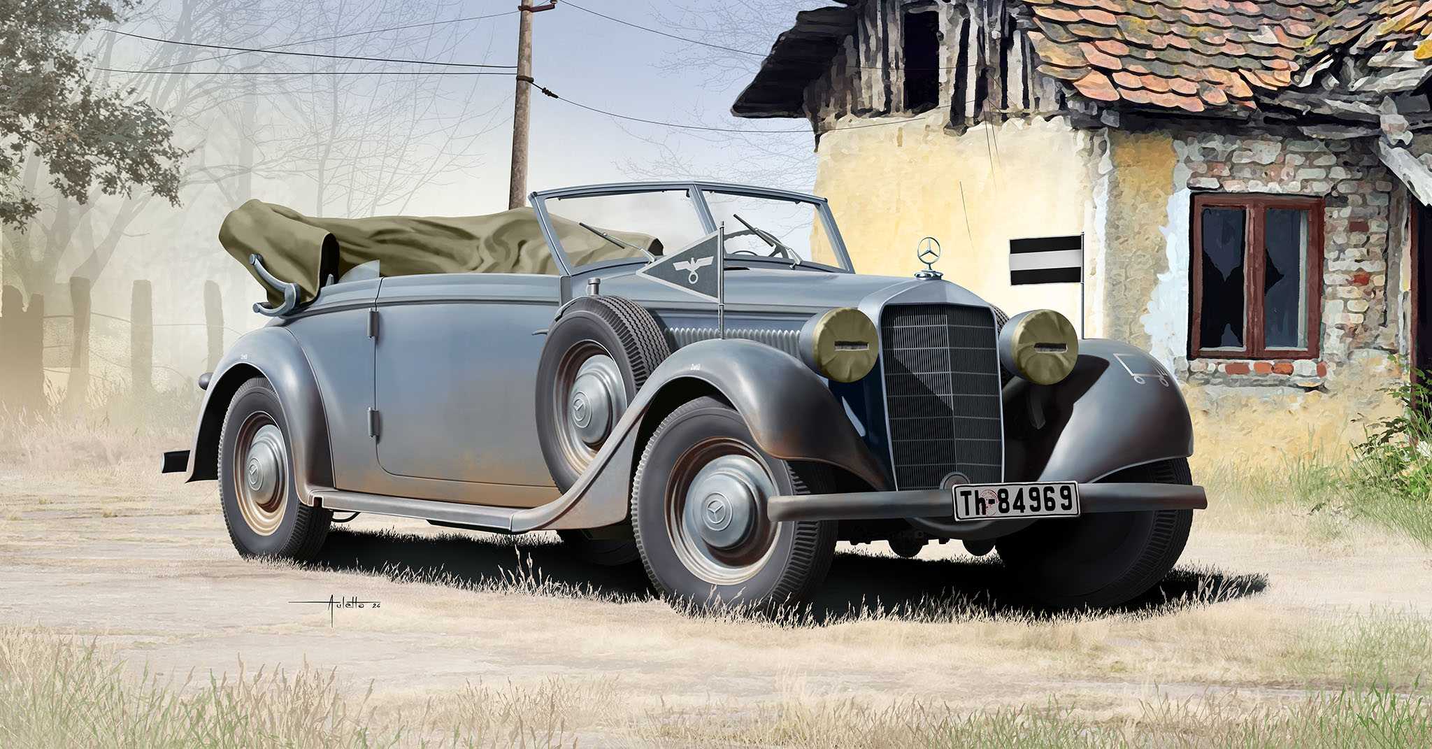 Plastic ModelKit auto 03354 - Typ 320 (W142) Cabriolet (1:35)