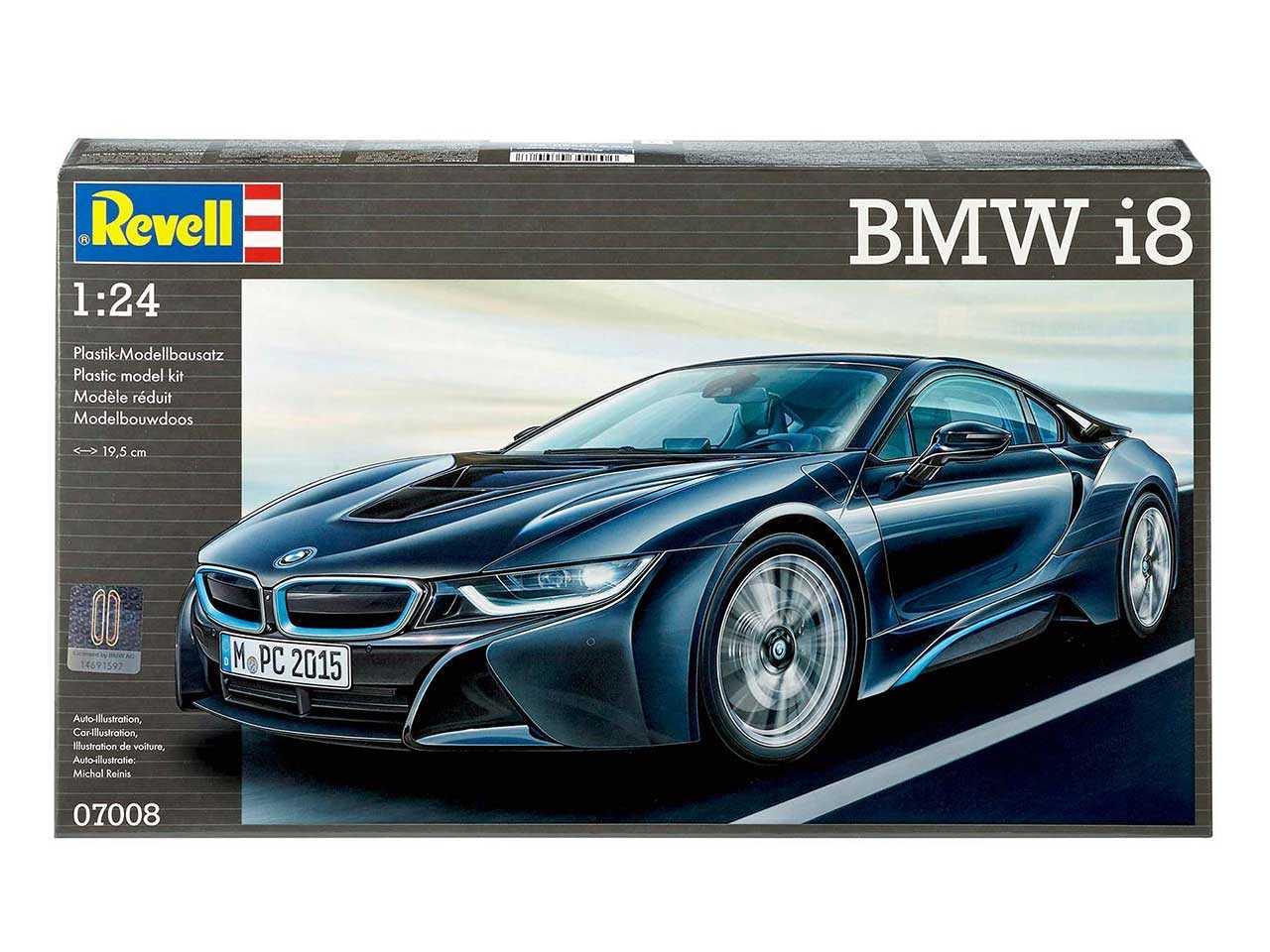 Plastic ModelKit auto 07008 - BMW i8 (1:24)