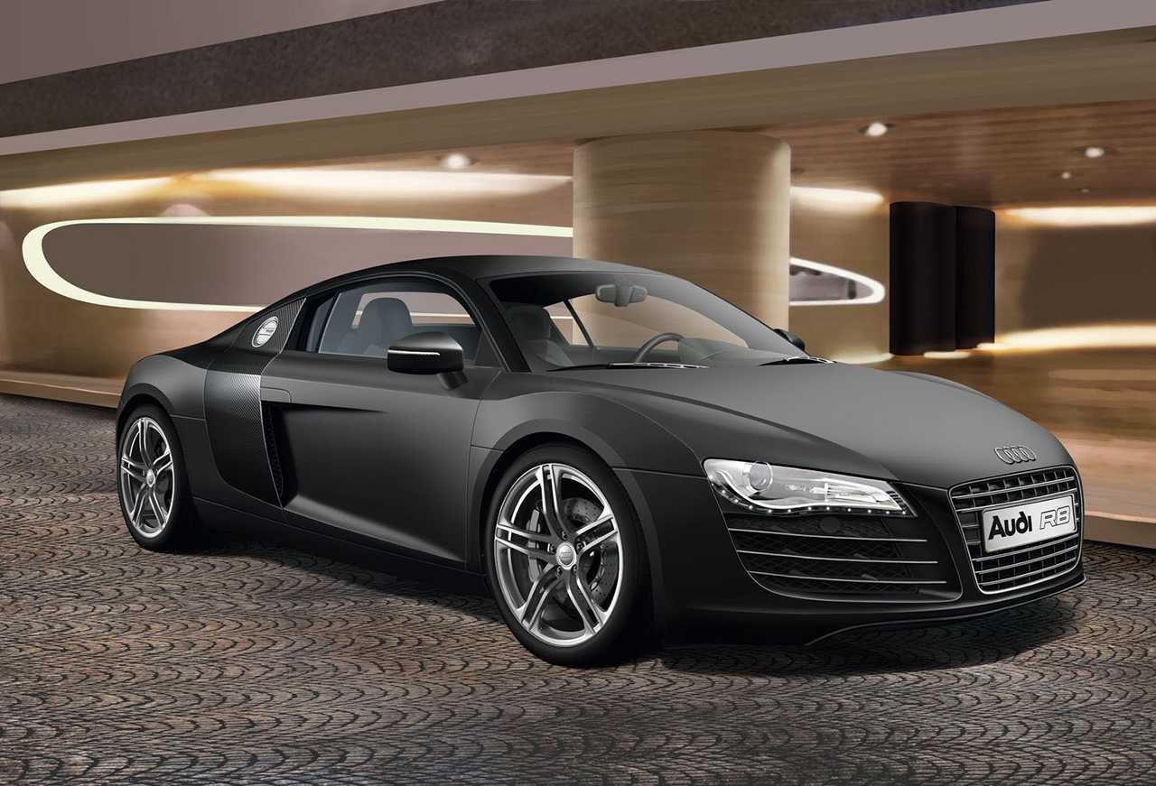 Plastic ModelKit auto 07057 - Audi R8 black (1:24)