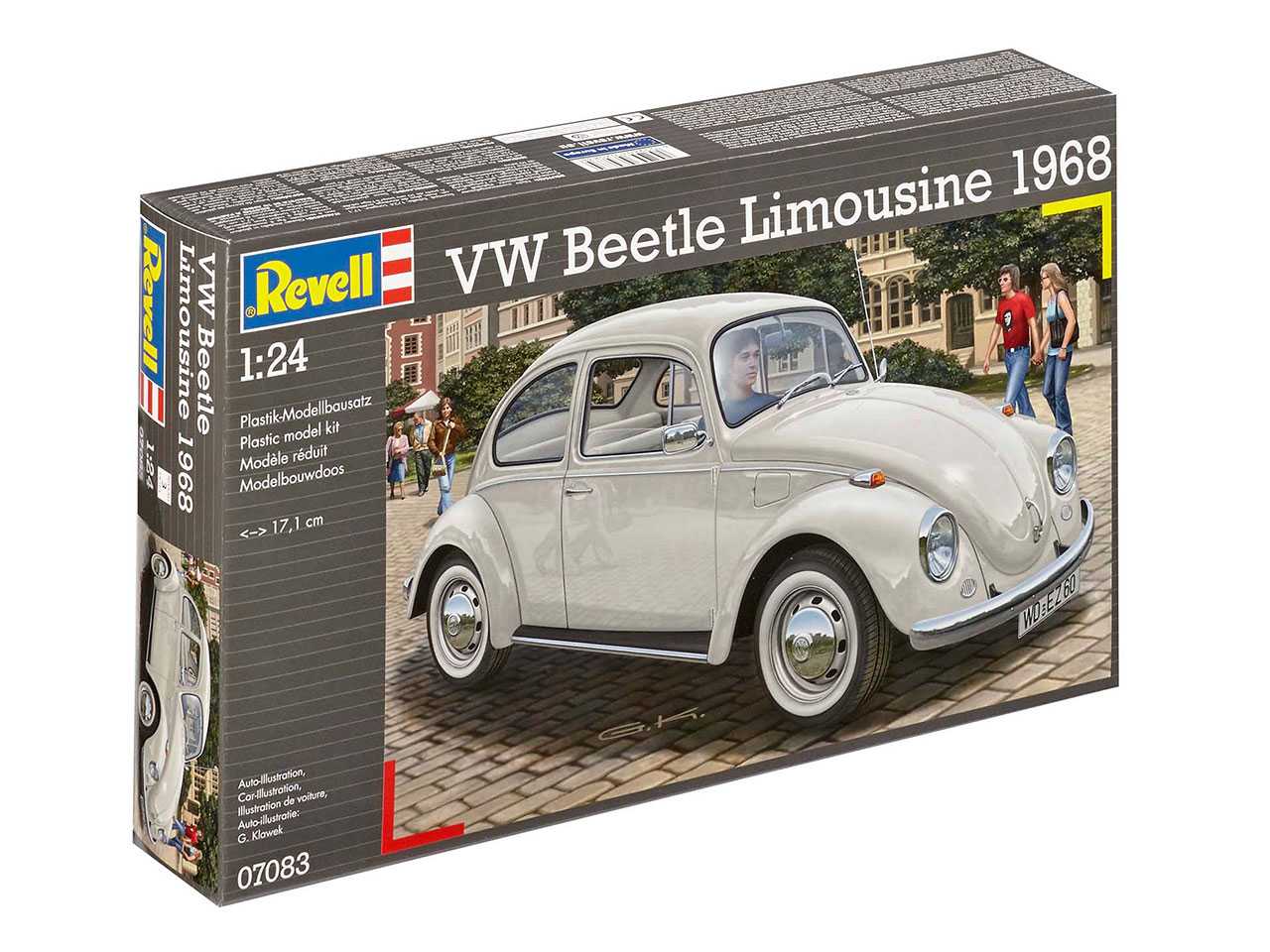 Plastic ModelKit auto 07083 - VW Käfer 1500 (Limousine)