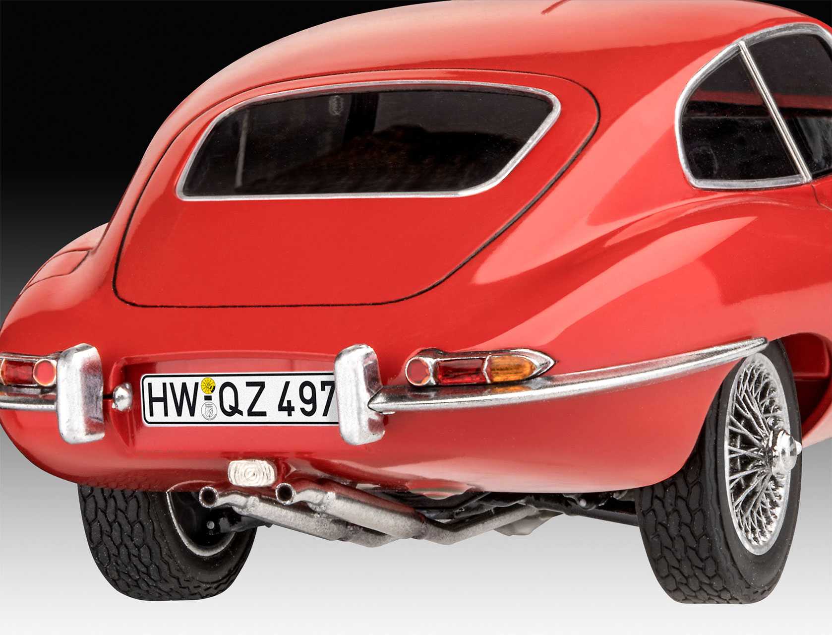 Plastic ModelKit auto 07668 - Jaguar E-Type (Coupé) (1:24)