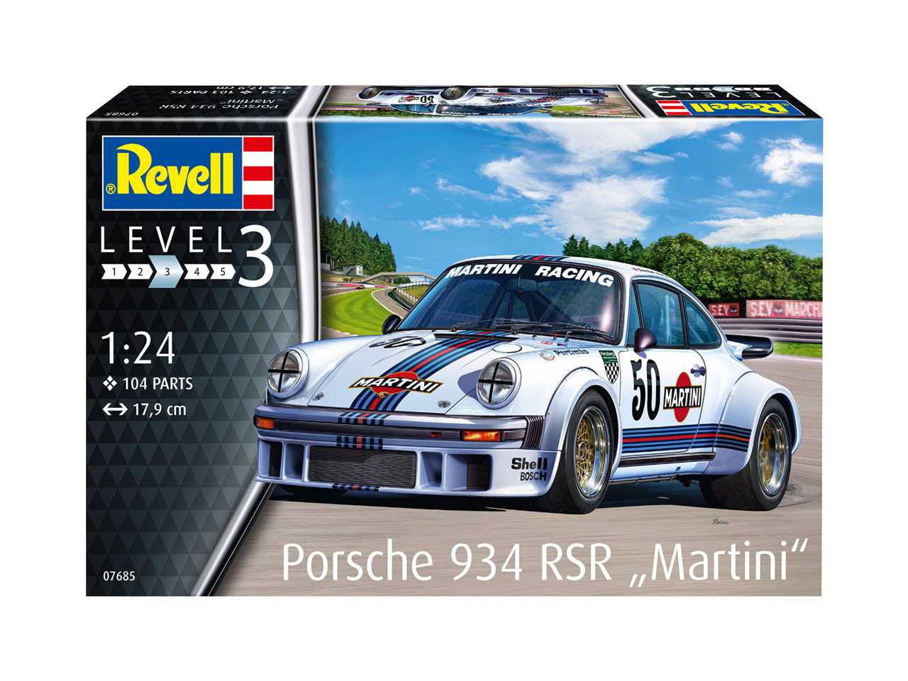 Plastic ModelKit auto 07685 - Porsche 934 RSR "Martini" (1:24)