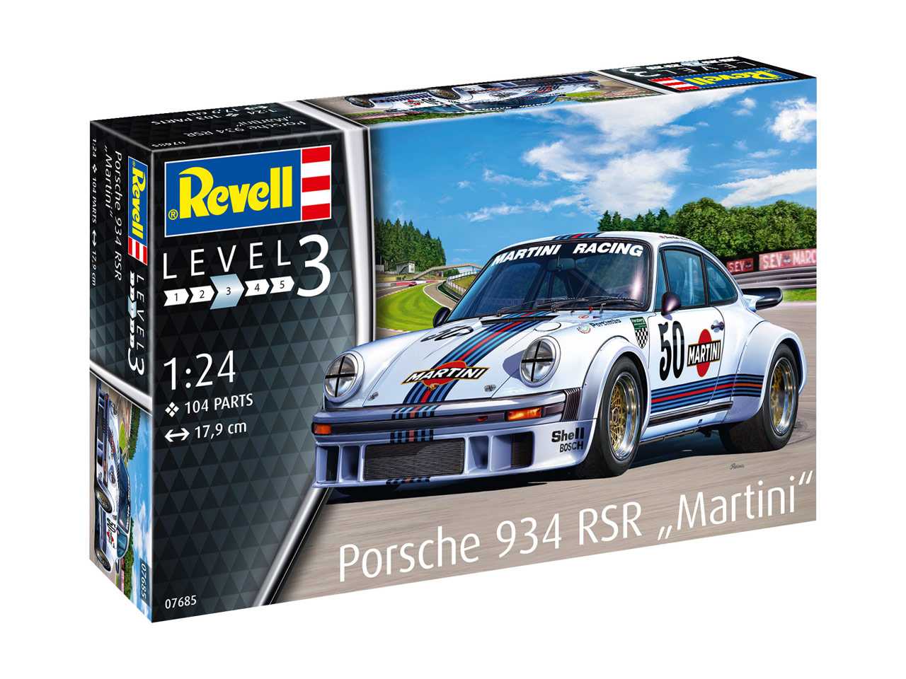 Plastic ModelKit auto 07685 - Porsche 934 RSR "Martini" (1:24)