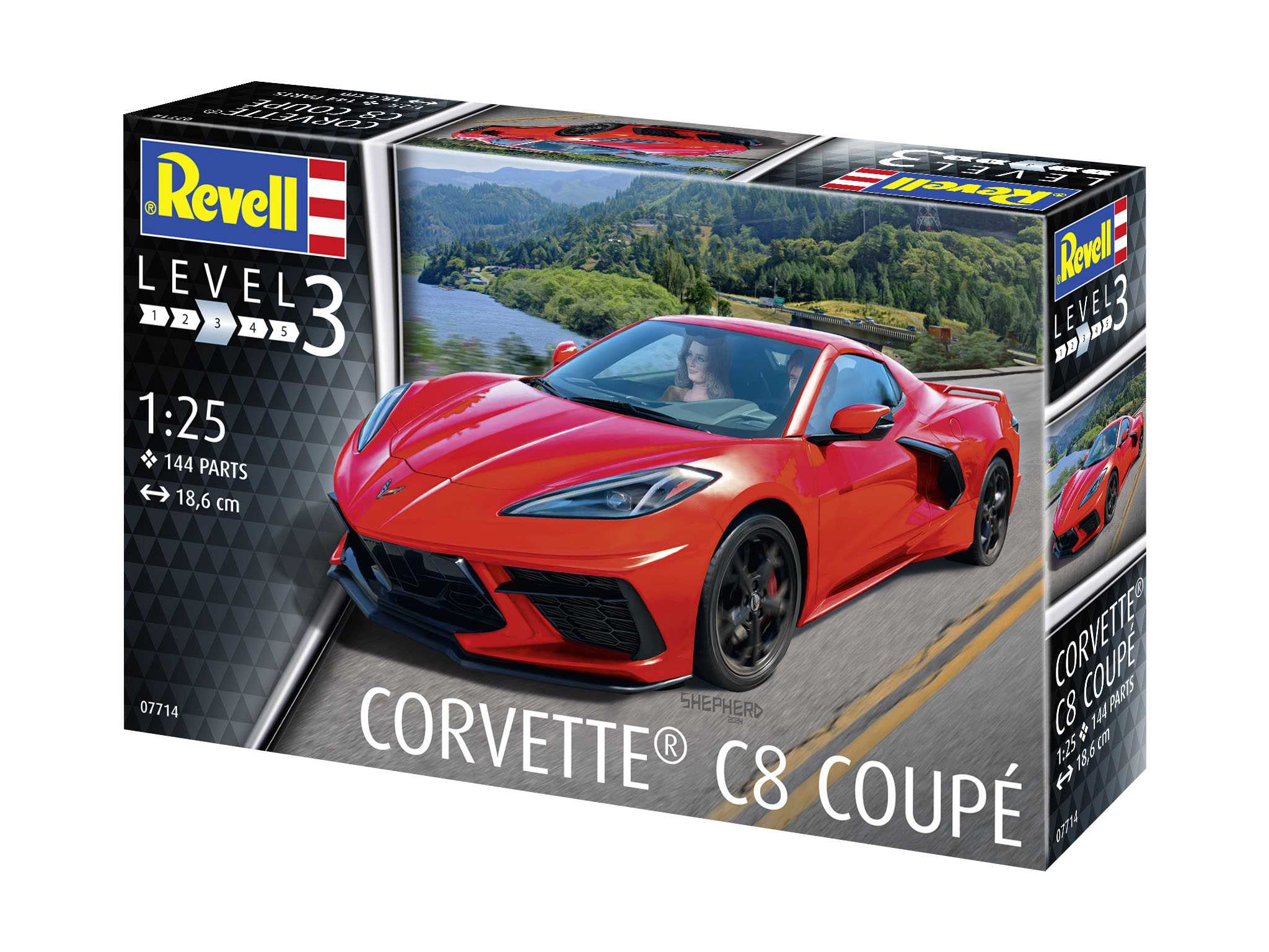 Plastic ModelKit auto 07714 - Corvette C8 Coupé (1:25)