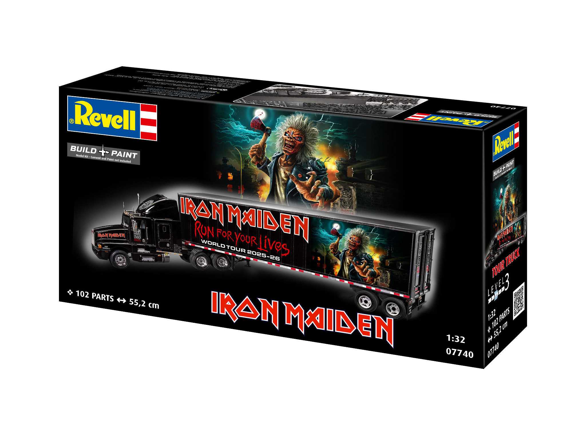 Plastic ModelKit auto 07740 - Tour Truck "Iron Maiden" (1:32)